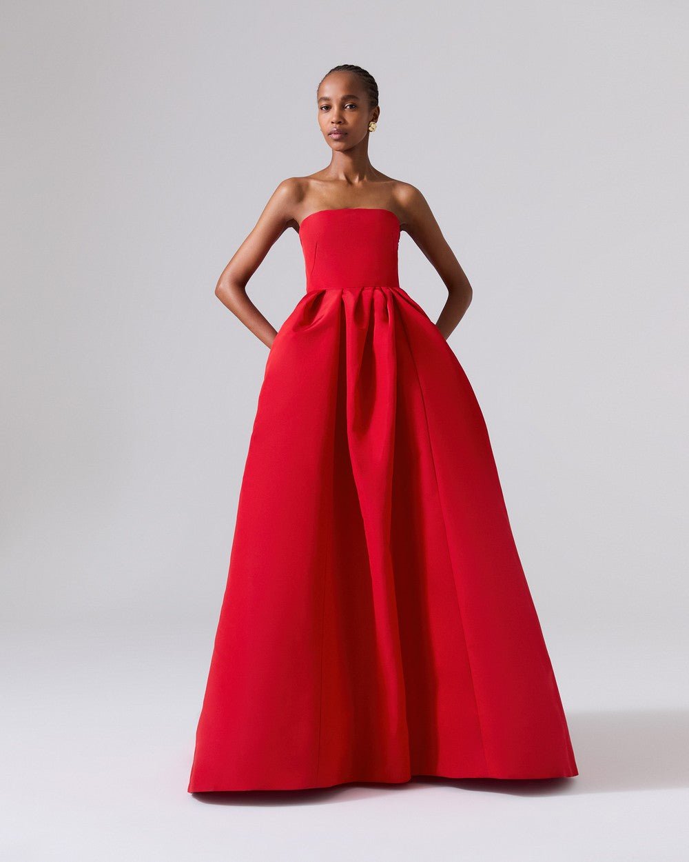 Strapless Ball Gown ‌ - ALBOUSHIYA - district 5 - dubai - riyadh - abaya - dresses - designers - evening wear - luxury - elegance - craftsmanship - gowns - cocktail dresses - collections - georges