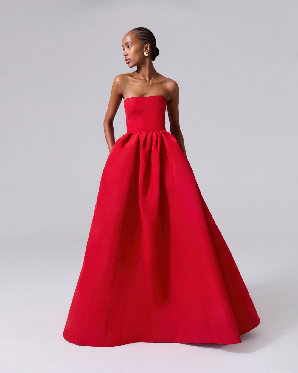 Strapless Ball Gown ‌ - ALBOUSHIYA - district 5 - dubai - riyadh - abaya - dresses - designers - evening wear - luxury - elegance - craftsmanship - gowns - cocktail dresses - collections - georges