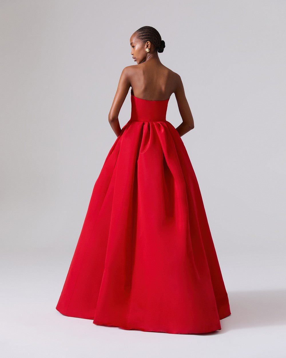 Strapless Ball Gown ‌ - ALBOUSHIYA - district 5 - dubai - riyadh - abaya - dresses - designers - evening wear - luxury - elegance - craftsmanship - gowns - cocktail dresses - collections - georges