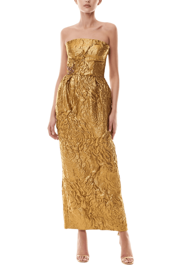 Strapless Cocktail Dress - ALBOUSHIYA - district 5 - dubai - riyadh - abaya - dresses - designers - evening wear - luxury - elegance - craftsmanship - gowns - cocktail dresses - collections - georges