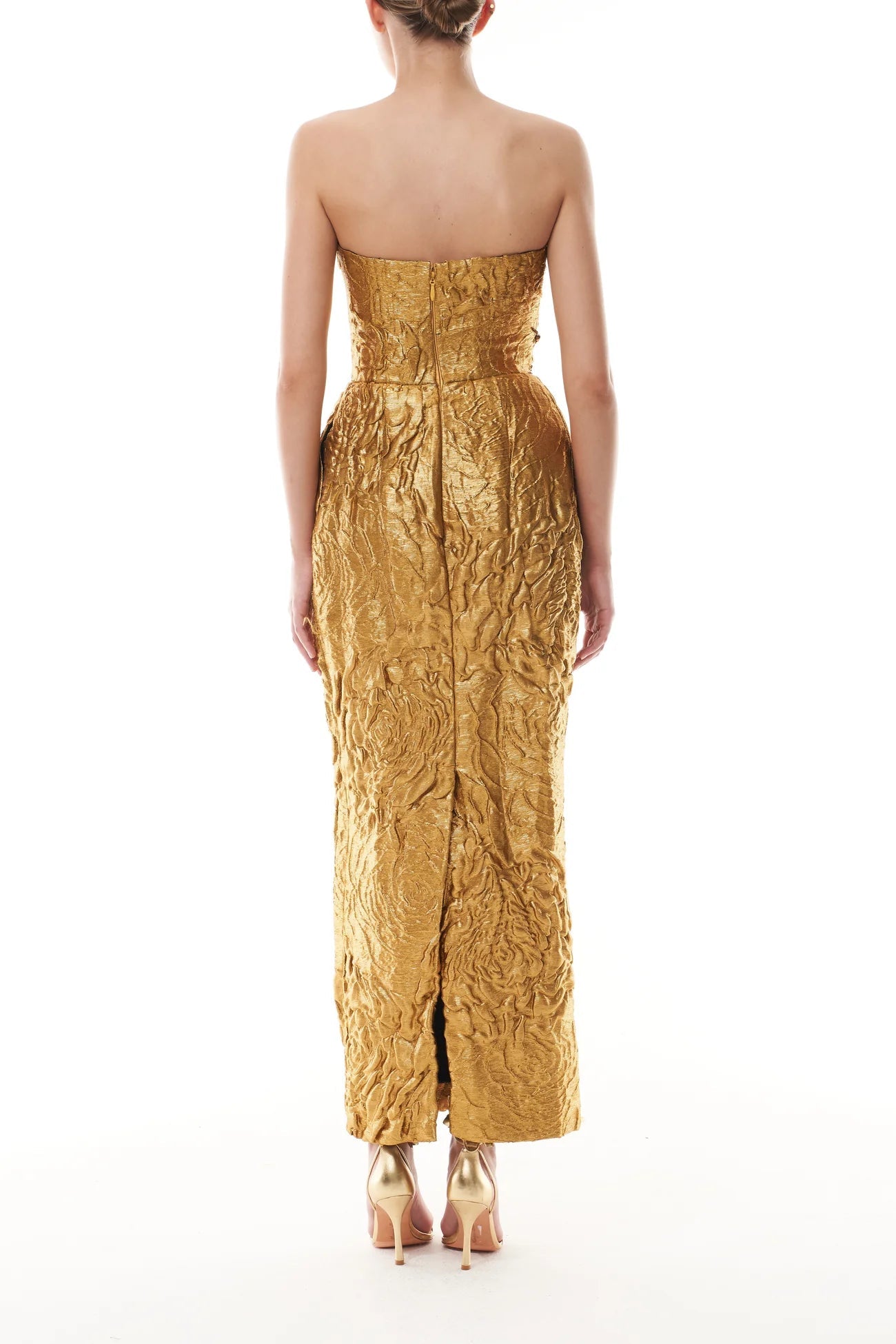 Strapless Cocktail Dress - ALBOUSHIYA - district 5 - dubai - riyadh - abaya - dresses - designers - evening wear - luxury - elegance - craftsmanship - gowns - cocktail dresses - collections - georges