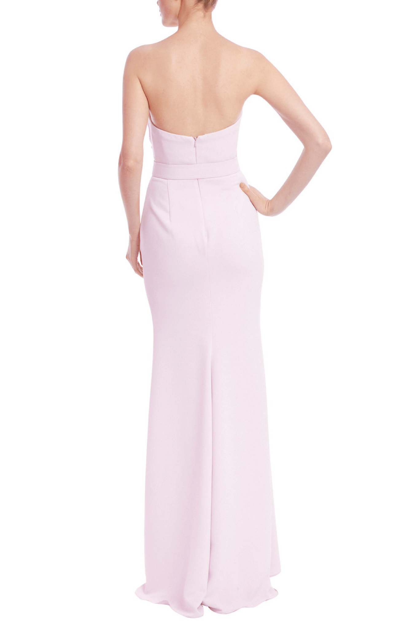Strapless Twisted Bodice Gown - ALBOUSHIYA - district 5 - dubai - riyadh - abaya - dresses - designers - evening wear - luxury - elegance - craftsmanship - gowns - cocktail dresses - collections - georges