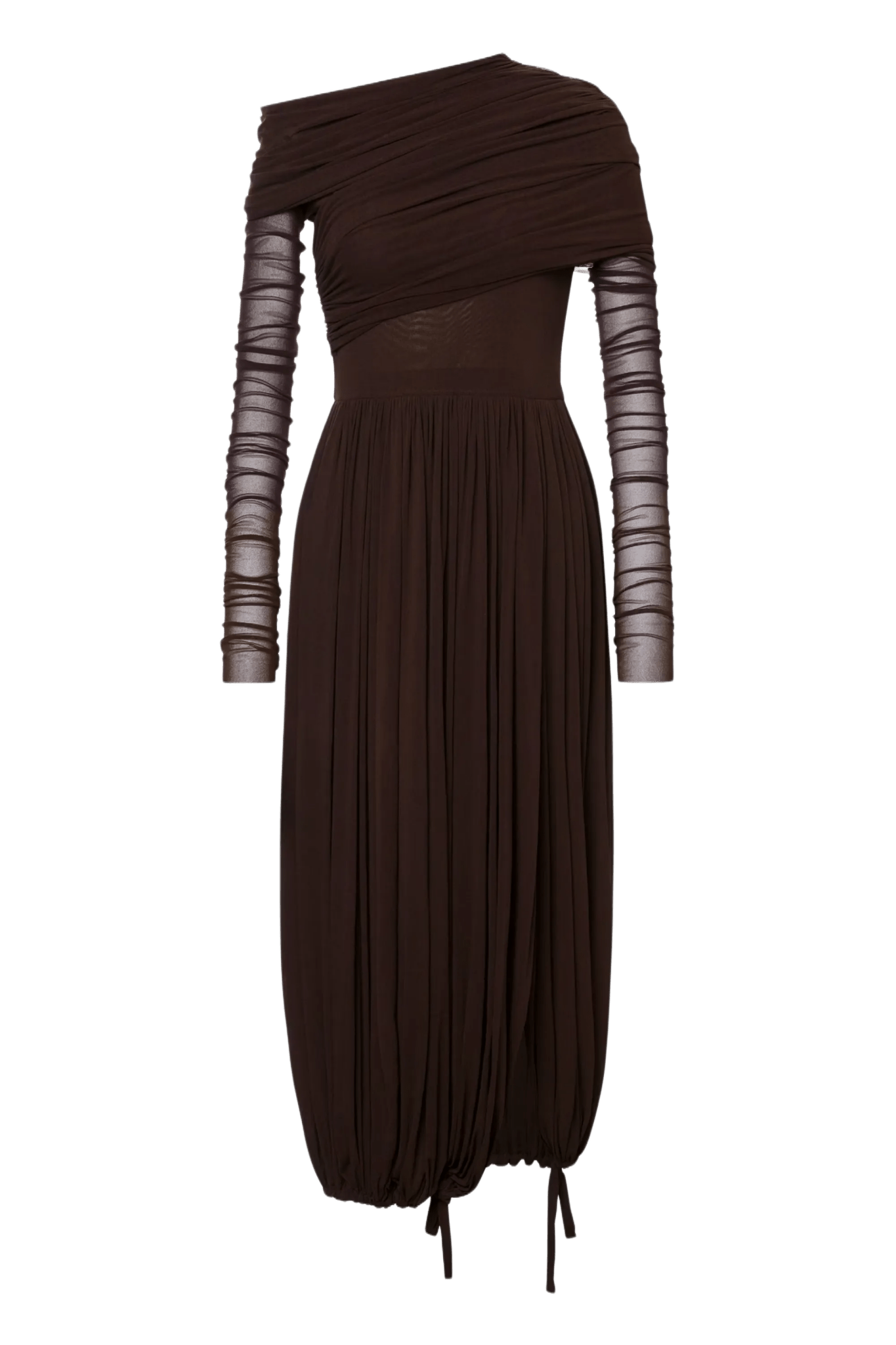 Stretch Tulle Dress - ALBOUSHIYA - district 5 - dubai - riyadh - abaya - dresses - designers - evening wear - luxury - elegance - craftsmanship - gowns - cocktail dresses - collections - georges