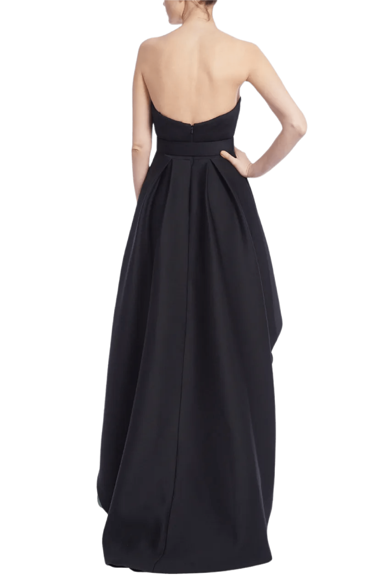 Surprise High Low Gown - ALBOUSHIYA - district 5 - dubai - riyadh - abaya - dresses - designers - evening wear - luxury - elegance - craftsmanship - gowns - cocktail dresses - collections - georges