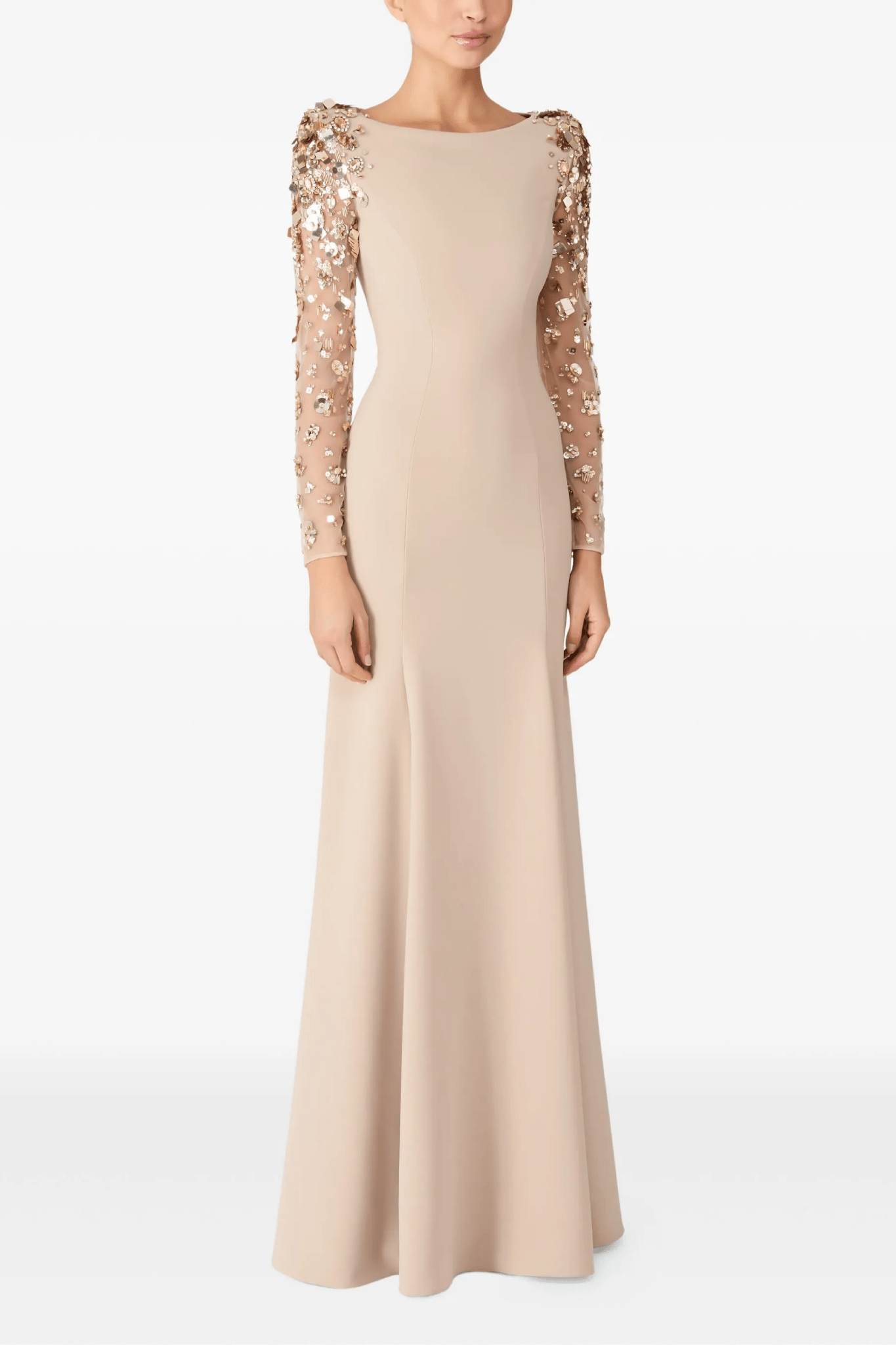 Sylvia Maxi Dress - ALBOUSHIYA - district 5 - dubai - riyadh - abaya - dresses - designers - evening wear - luxury - elegance - craftsmanship - gowns - cocktail dresses - collections - georges
