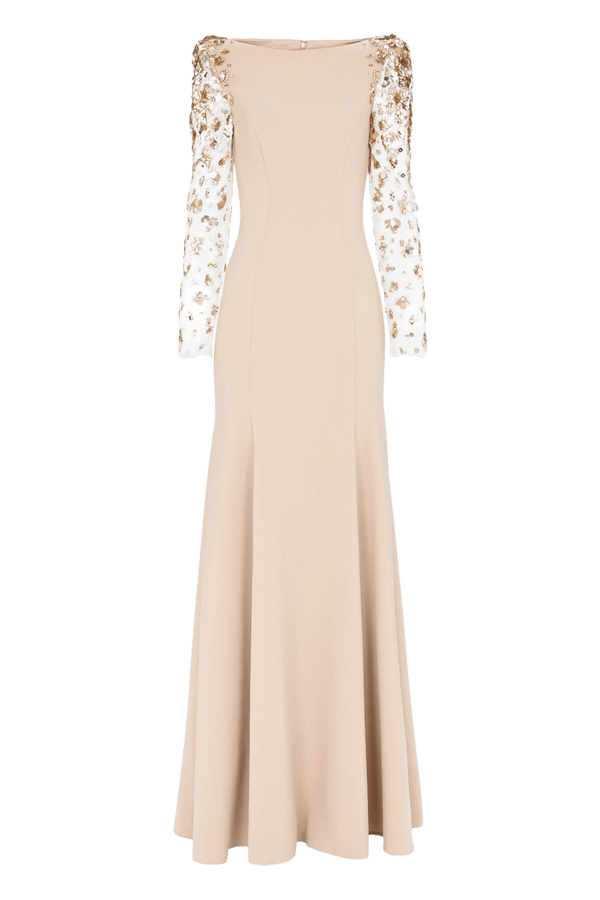 Sylvia Maxi Dress - ALBOUSHIYA - district 5 - dubai - riyadh - abaya - dresses - designers - evening wear - luxury - elegance - craftsmanship - gowns - cocktail dresses - collections - georges