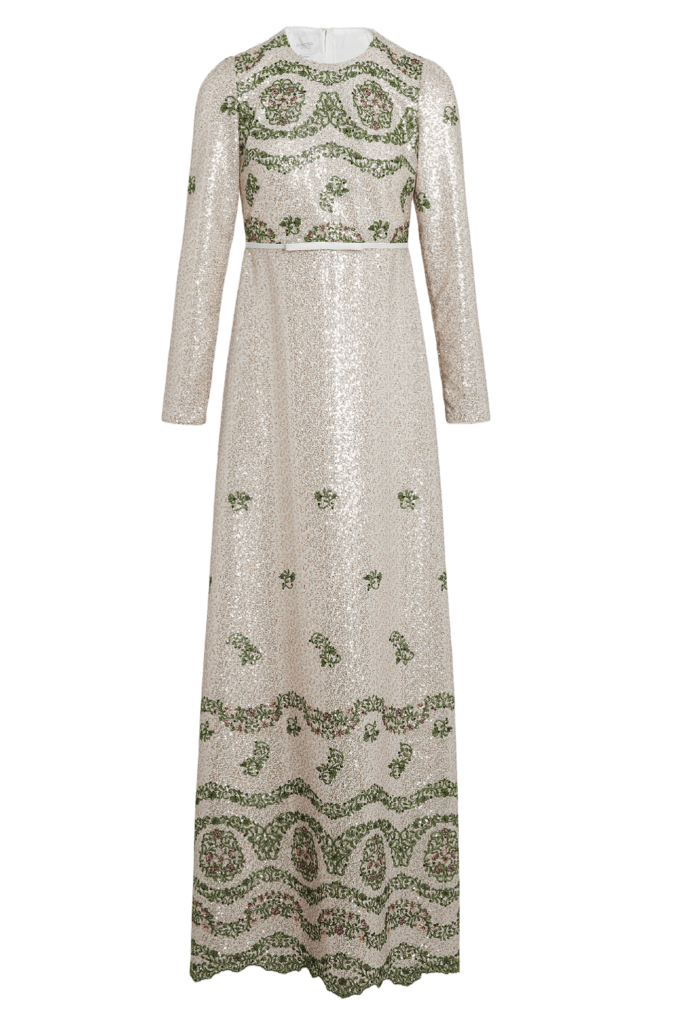 Tapistry Sequin - Embroidered Long Dress - ALBOUSHIYA - district 5 - dubai - riyadh - abaya - dresses - designers - evening wear - luxury - elegance - craftsmanship - gowns - cocktail dresses - collections - georges