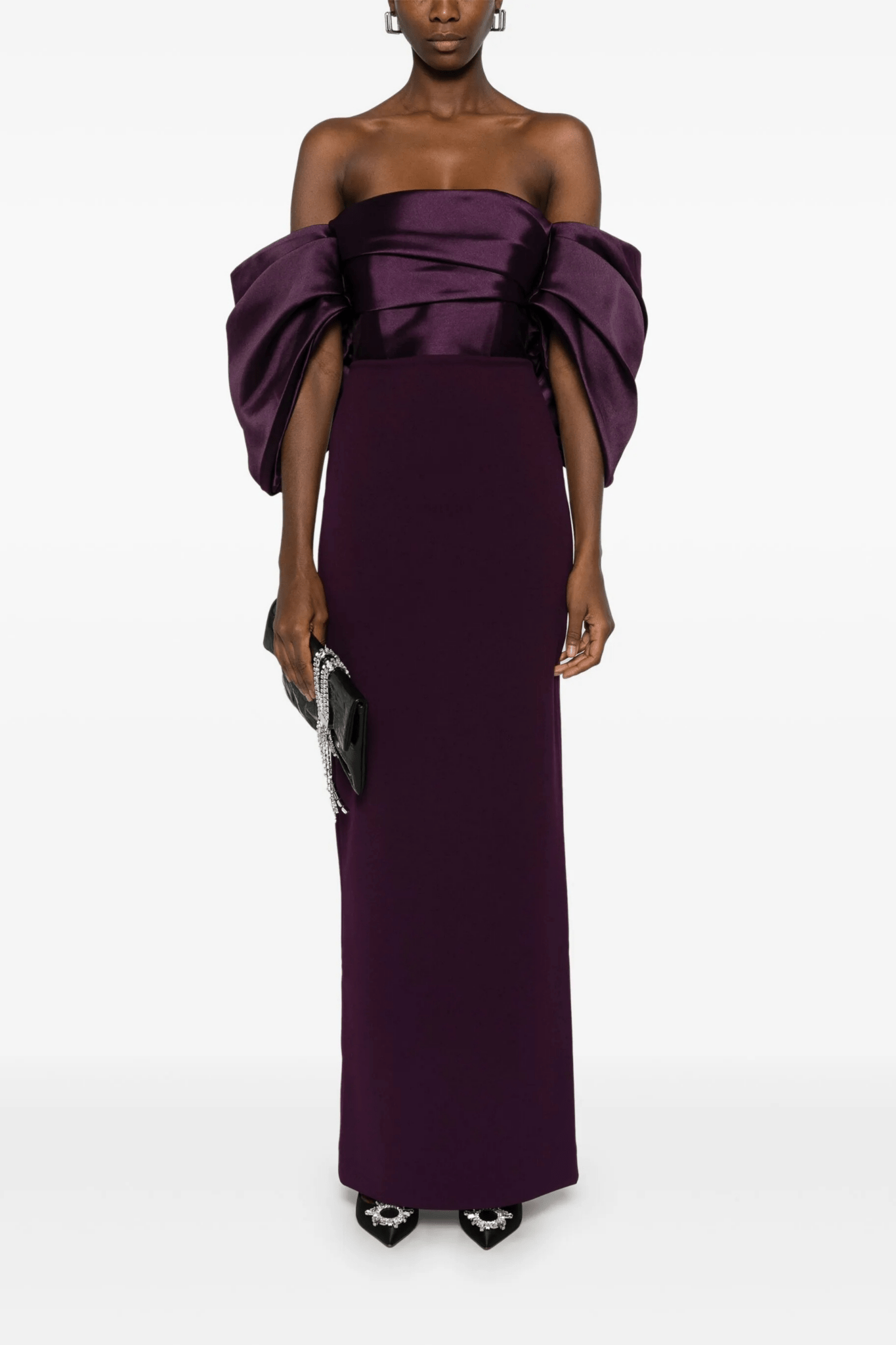 The Arla Maxi Dress - ALBOUSHIYA - district 5 - dubai - riyadh - abaya - dresses - designers - evening wear - luxury - elegance - craftsmanship - gowns - cocktail dresses - collections - georges