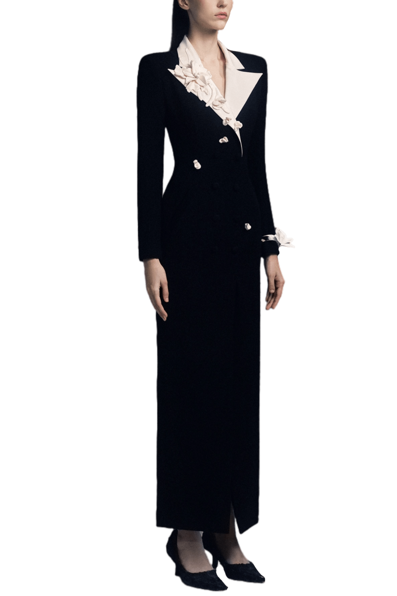 The Duchess Tuxedo Gown - ALBOUSHIYA - district 5 - dubai - riyadh - abaya - dresses - designers - evening wear - luxury - elegance - craftsmanship - gowns - cocktail dresses - collections - georges