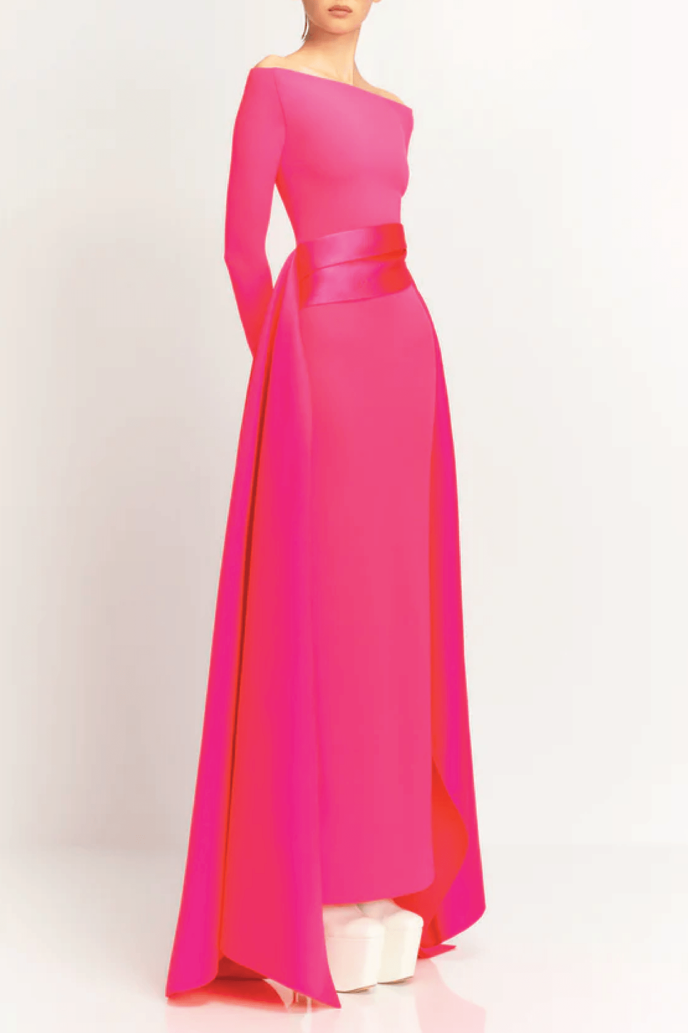 The Irma Maxi Dress - ALBOUSHIYA - district 5 - dubai - riyadh - abaya - dresses - designers - evening wear - luxury - elegance - craftsmanship - gowns - cocktail dresses - collections - georges