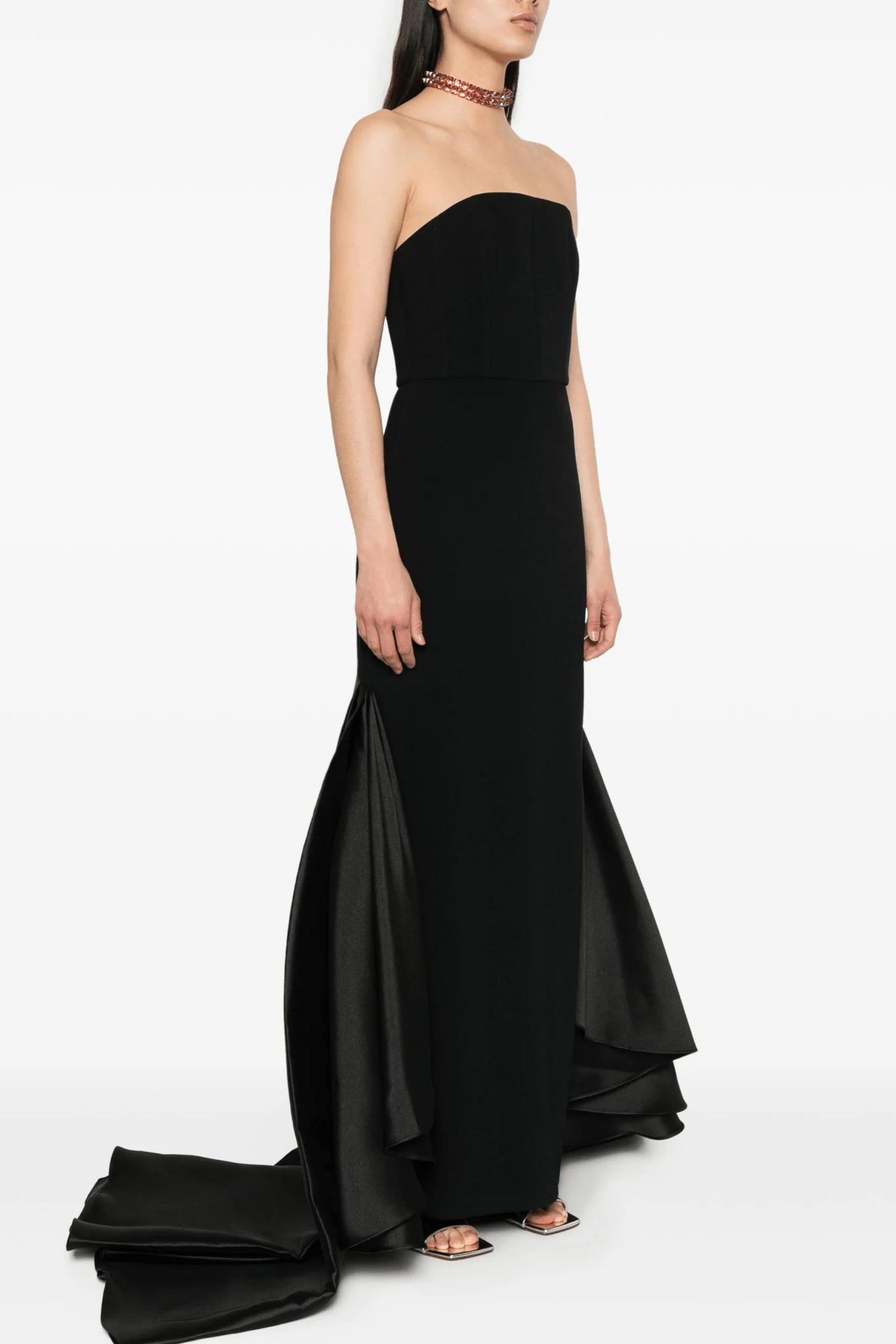 The Jodi Maxi Dress - ALBOUSHIYA - district 5 - dubai - riyadh - abaya - dresses - designers - evening wear - luxury - elegance - craftsmanship - gowns - cocktail dresses - collections - georges