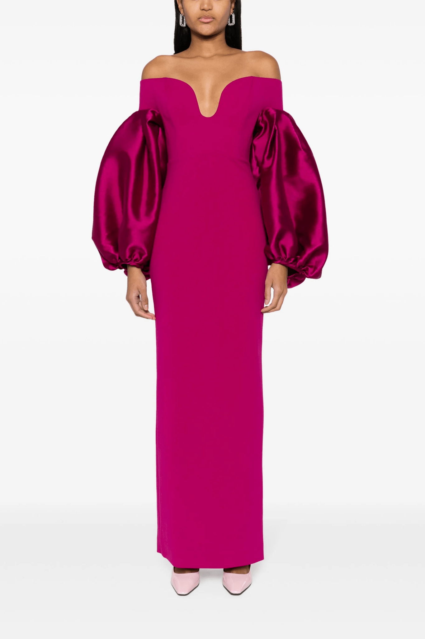 The Mora Maxi Dress - ALBOUSHIYA - district 5 - dubai - riyadh - abaya - dresses - designers - evening wear - luxury - elegance - craftsmanship - gowns - cocktail dresses - collections - georges