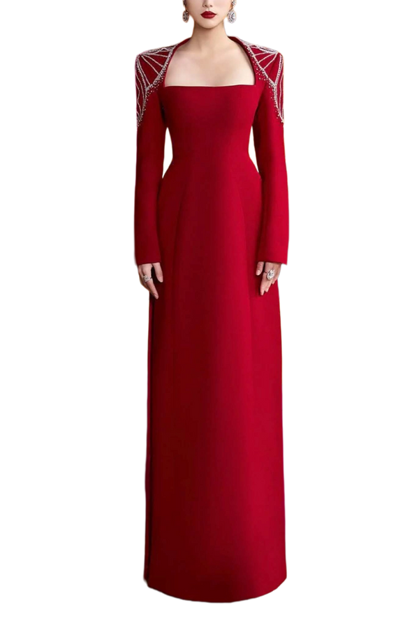 Scarlet Majesty Gown