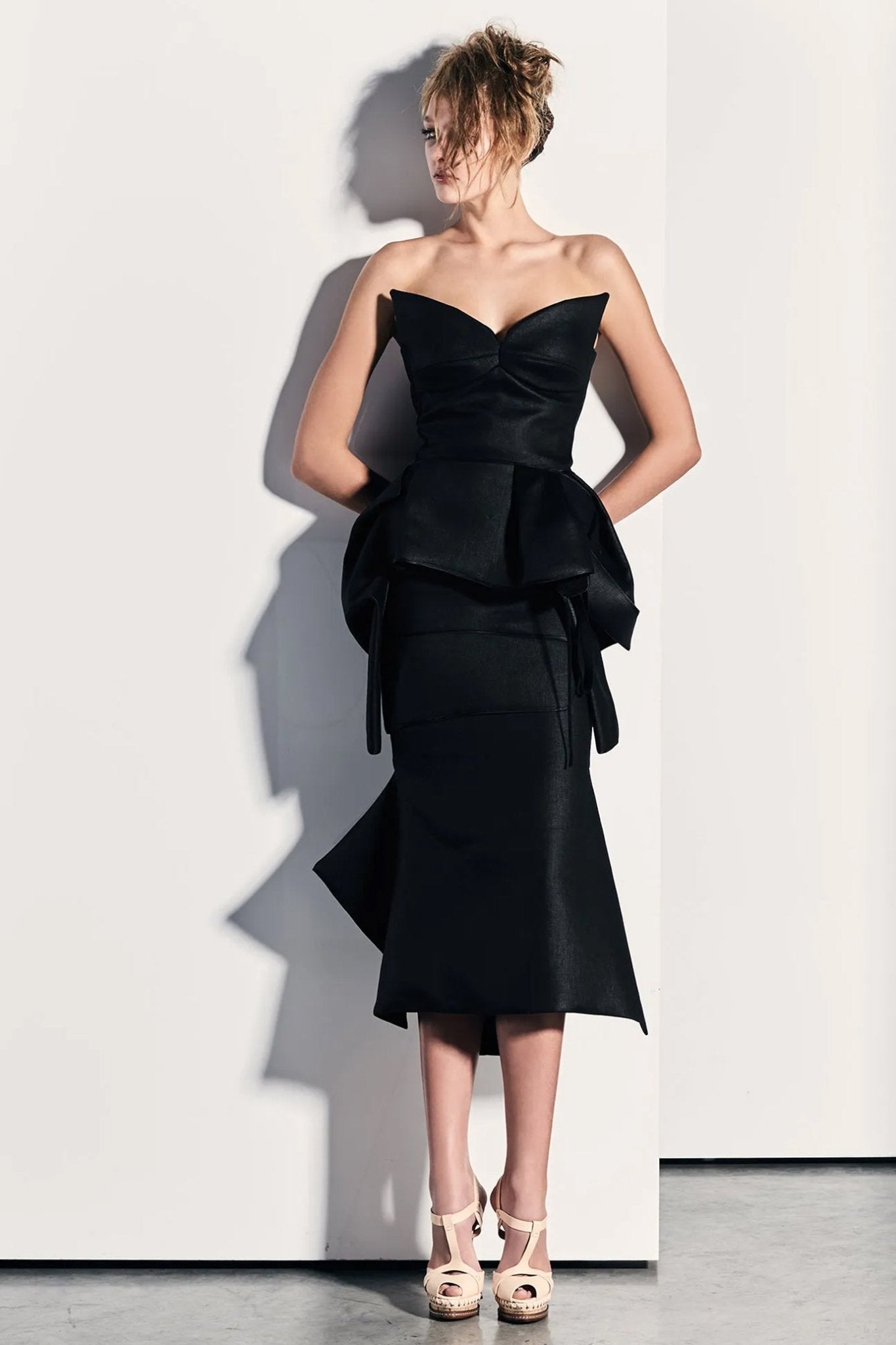 Trilogy Dress - ALBOUSHIYA - district 5 - dubai - riyadh - abaya - dresses - designers - evening wear - luxury - elegance - craftsmanship - gowns - cocktail dresses - collections - georges