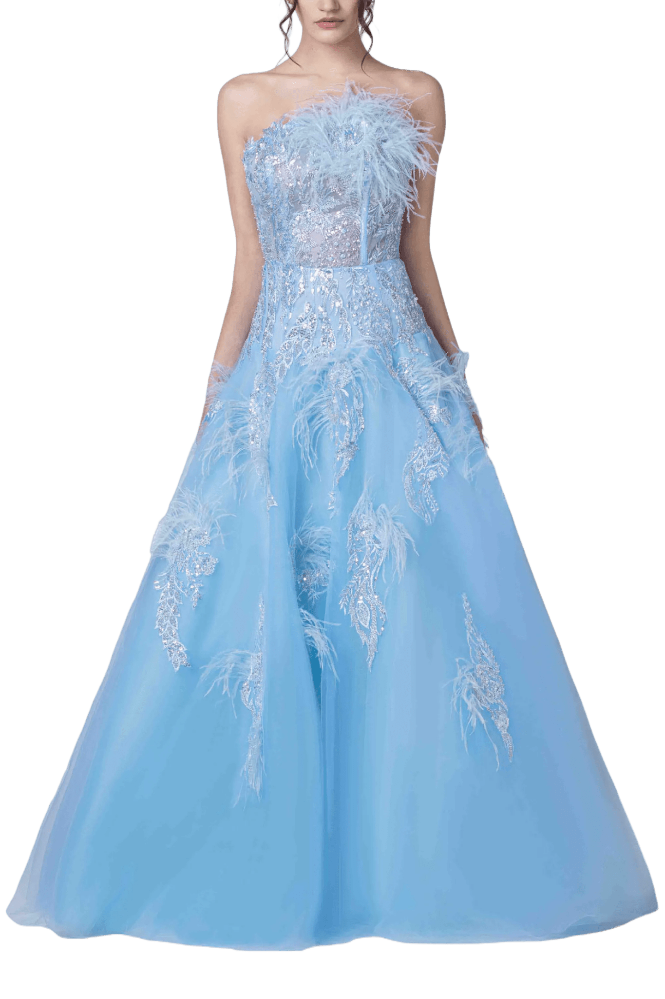 Tulle Ball Gown - ALBOUSHIYA - district 5 - dubai - riyadh - abaya - dresses - designers - evening wear - luxury - elegance - craftsmanship - gowns - cocktail dresses - collections - georges