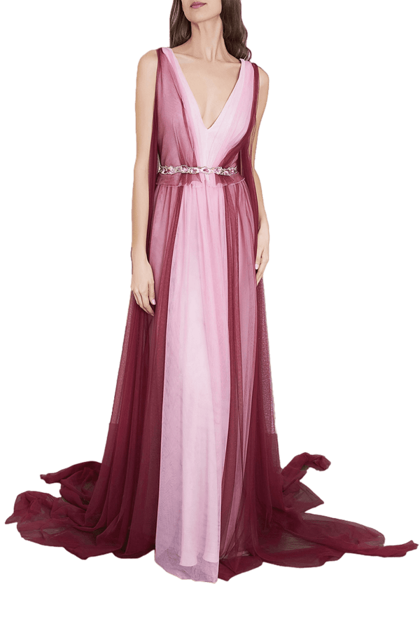 Tulle Gown - ALBOUSHIYA - district 5 - dubai - riyadh - abaya - dresses - designers - evening wear - luxury - elegance - craftsmanship - gowns - cocktail dresses - collections - georges