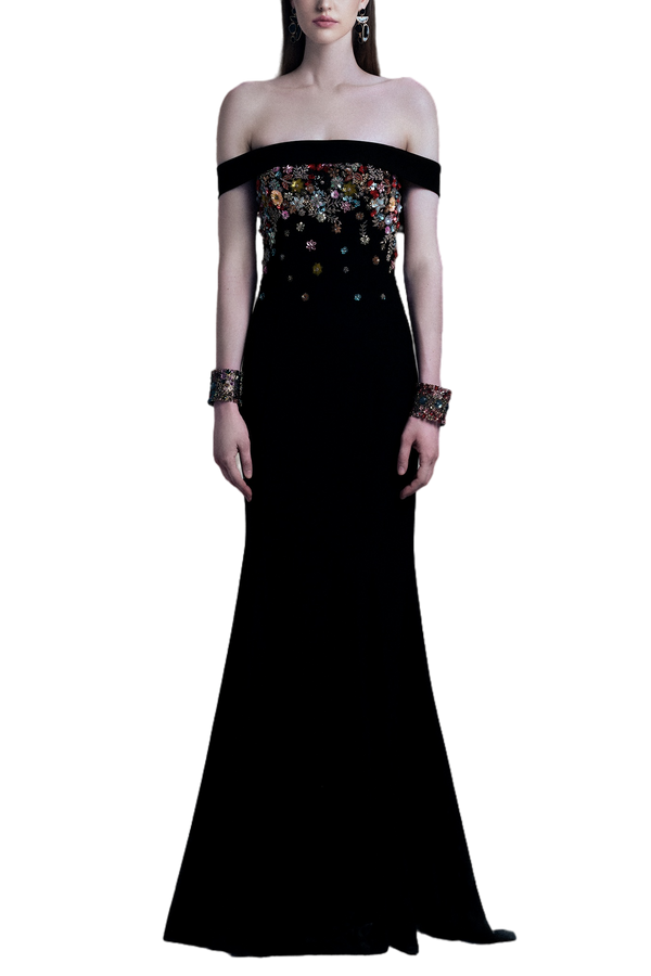 Nocturne in Bloom Gown