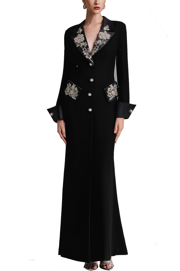 Imperial Noir Coatdress