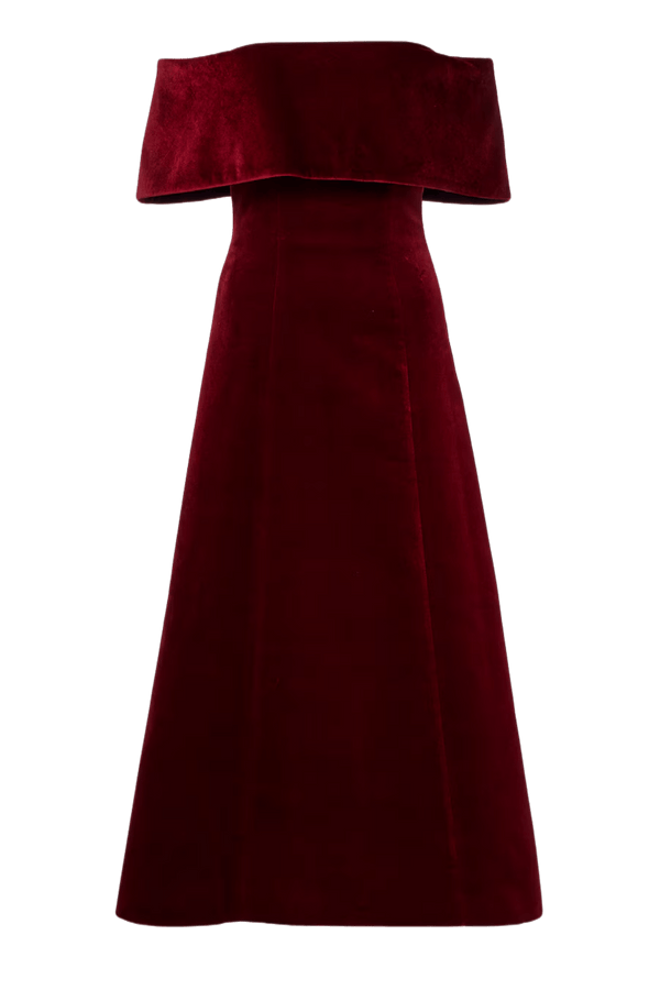 Velvet Carita Dress - ALBOUSHIYA - district 5 - dubai - riyadh - abaya - dresses - designers - evening wear - luxury - elegance - craftsmanship - gowns - cocktail dresses - collections - georges