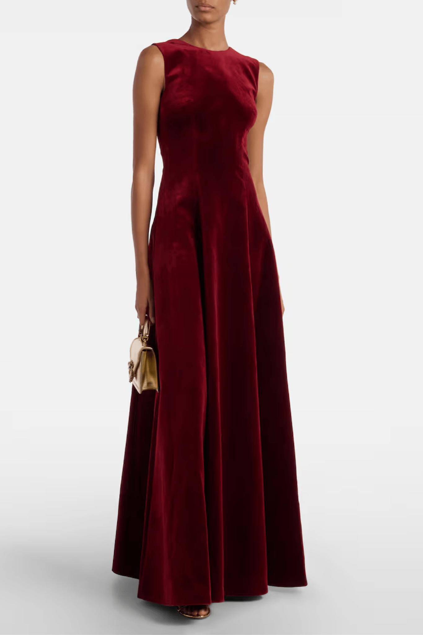 Velvet Nodin Gown - ALBOUSHIYA - district 5 - dubai - riyadh - abaya - dresses - designers - evening wear - luxury - elegance - craftsmanship - gowns - cocktail dresses - collections - georges