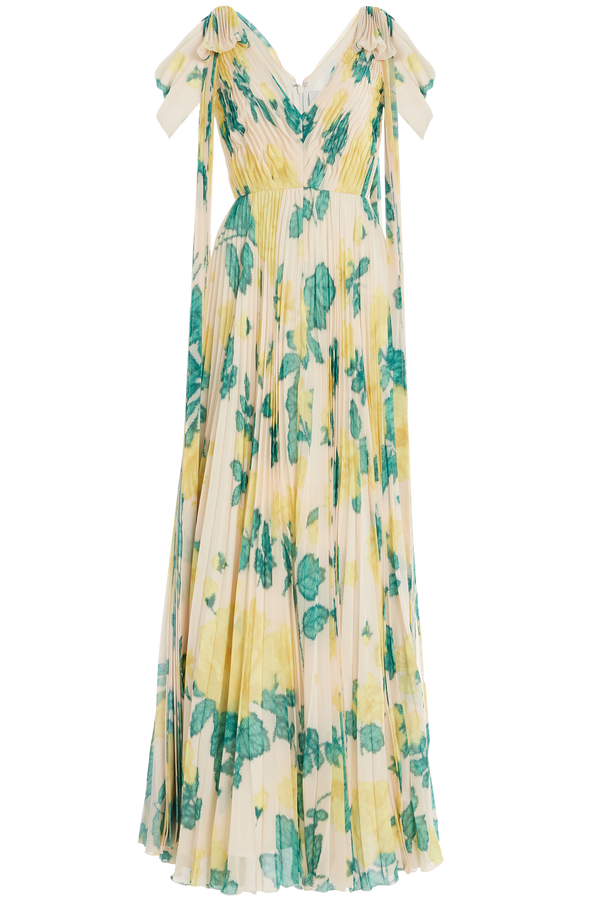 Beata Plisse Gown