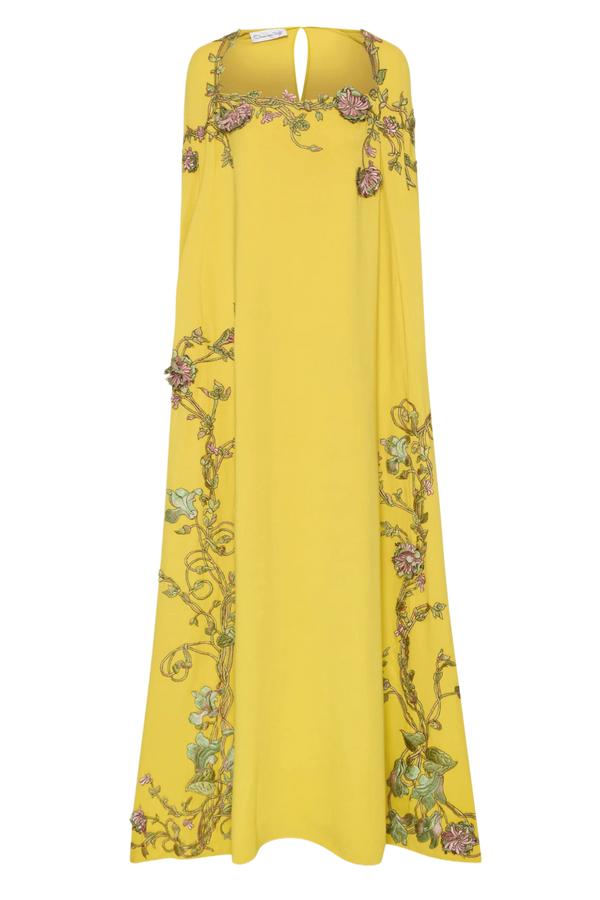 Art Nouveau Threadwork Caftan Dress