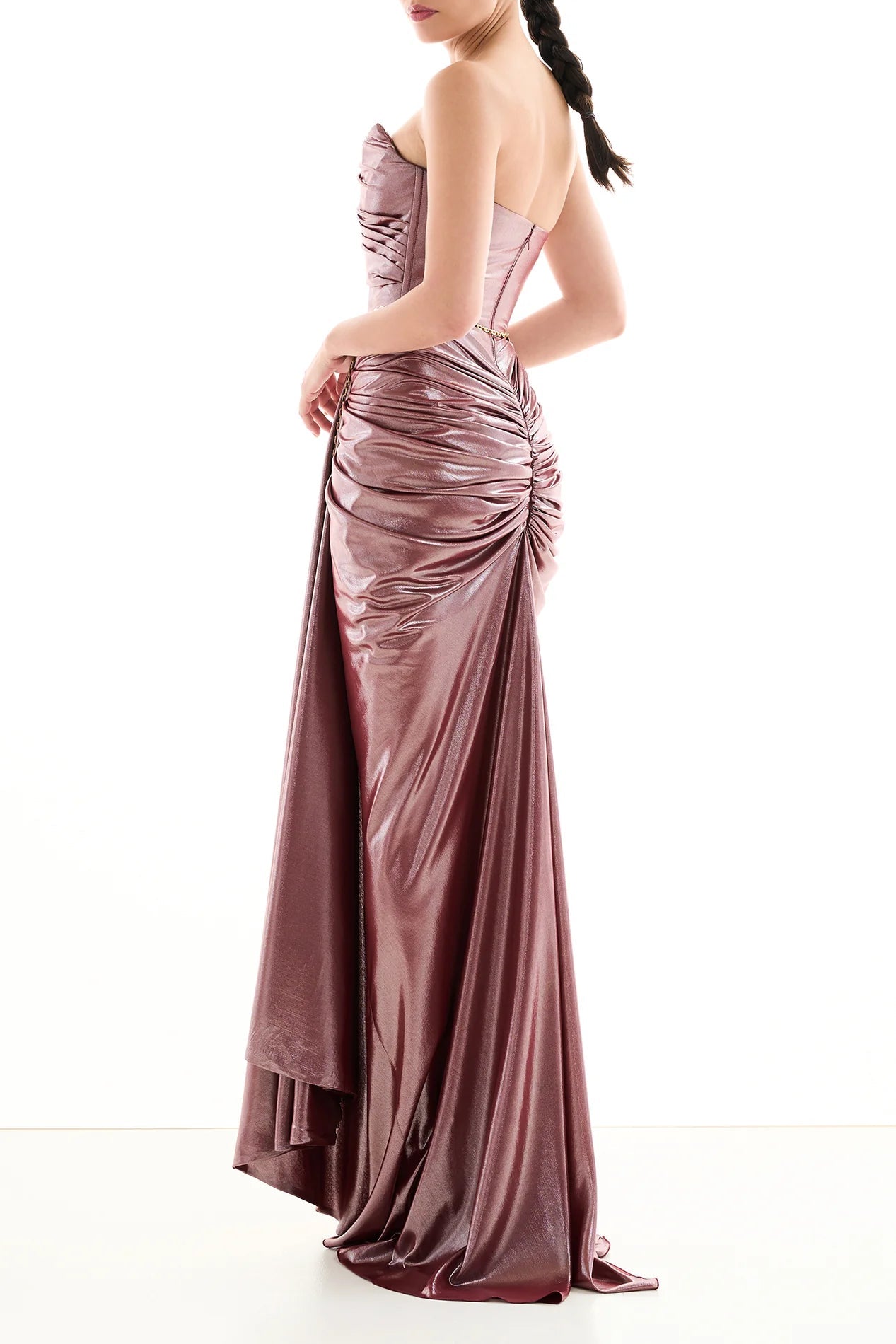 Zaira Dress - ALBOUSHIYA - district 5 - dubai - riyadh - abaya - dresses - designers - evening wear - luxury - elegance - craftsmanship - gowns - cocktail dresses - collections - georges