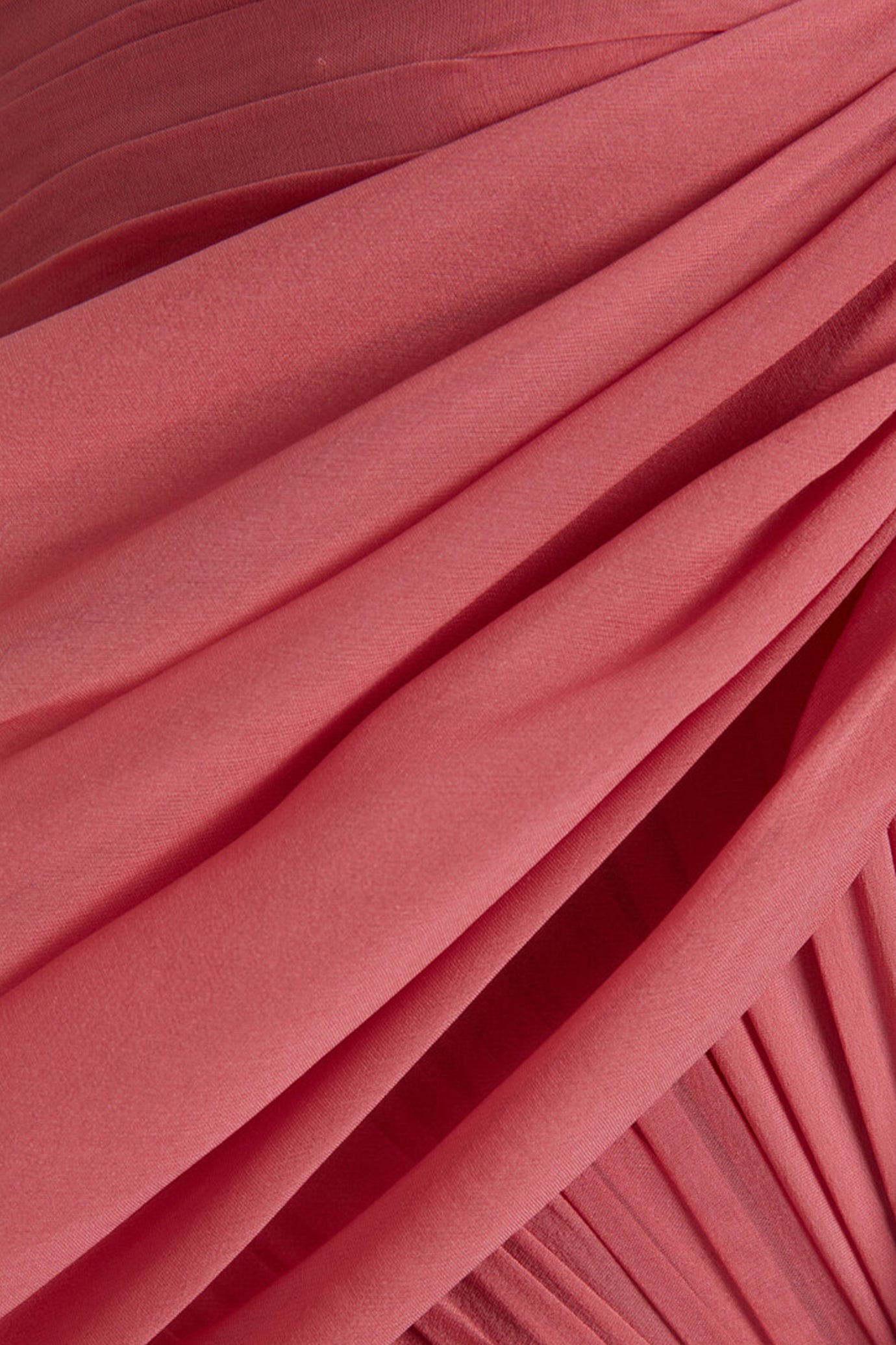 Off-The-Shoulder Silk Chiffon Maxi Dress