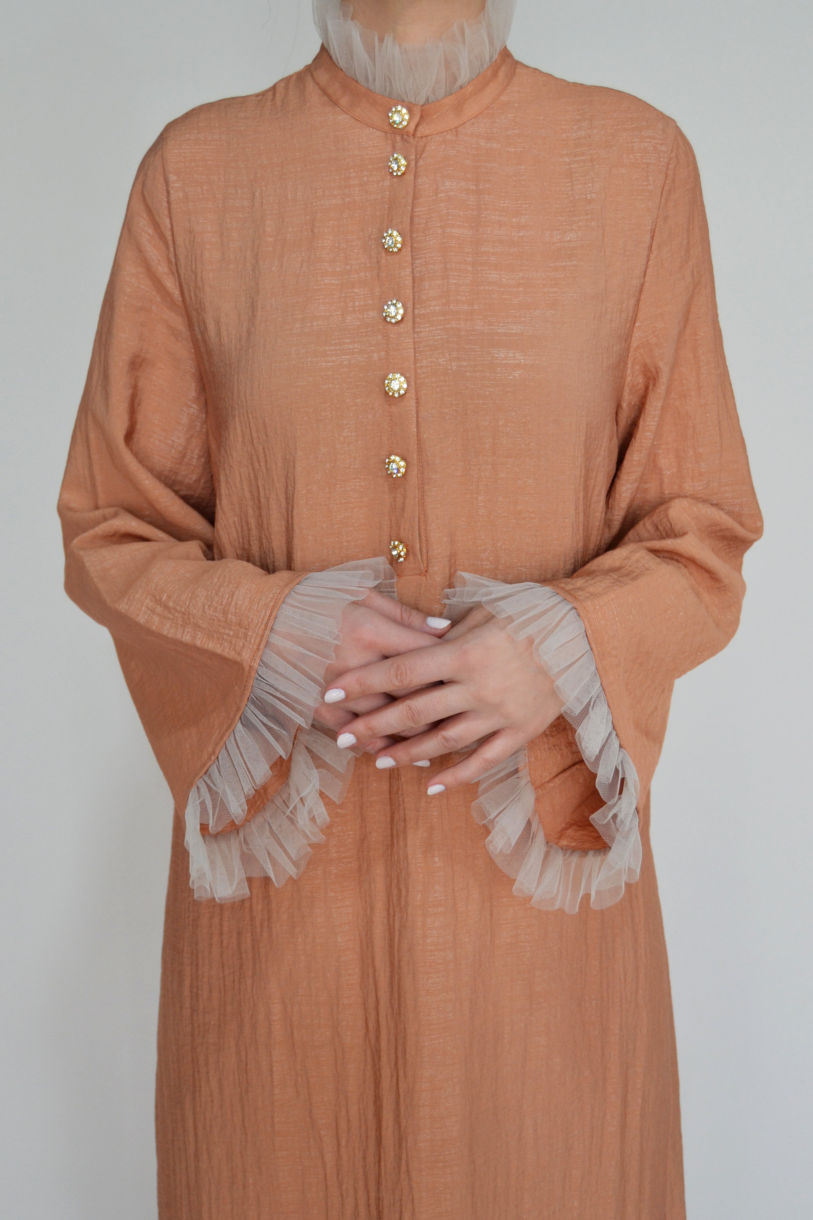 Camel and Creme Caftan