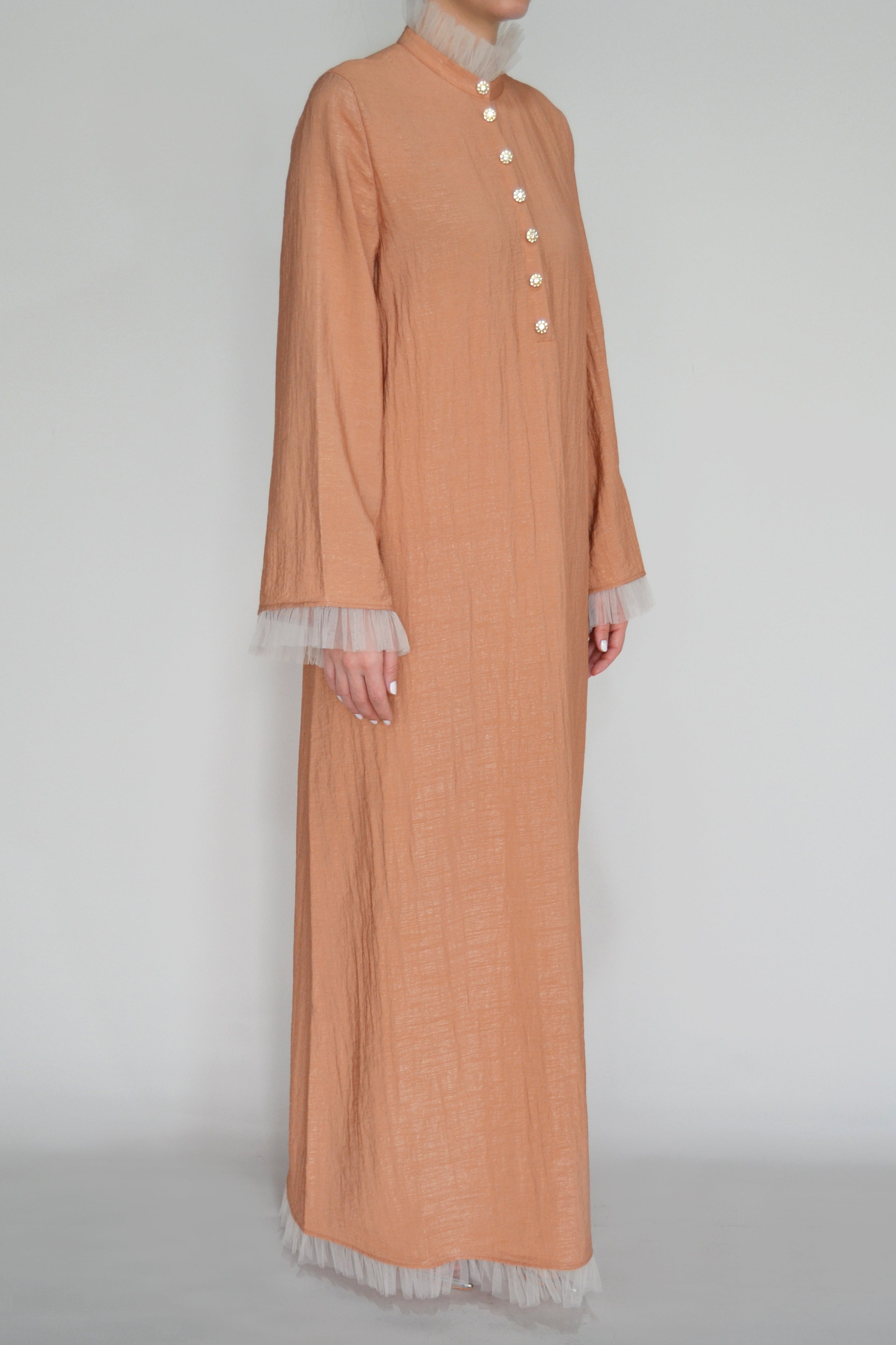 Camel and Creme Caftan