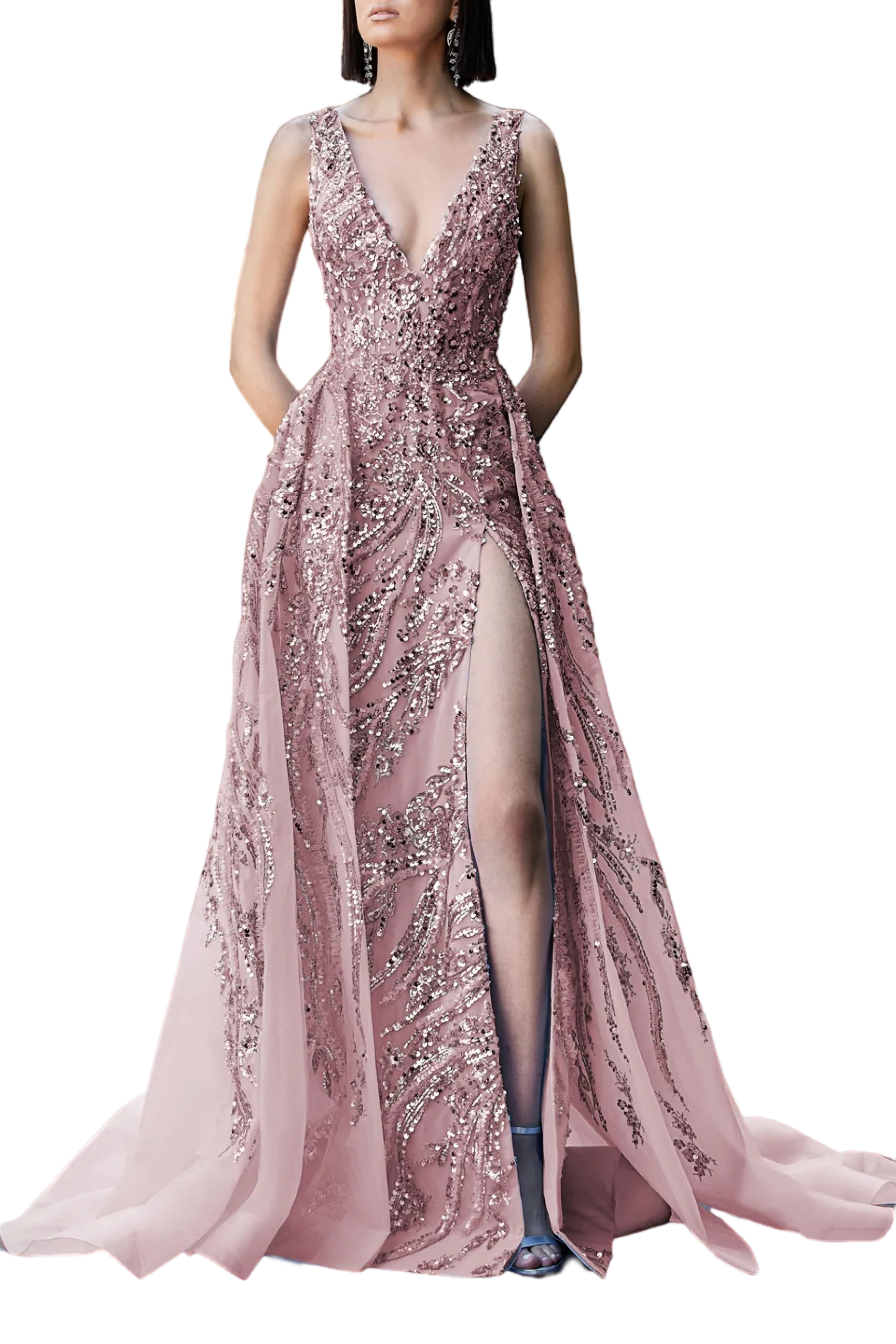 Embroidered Gown