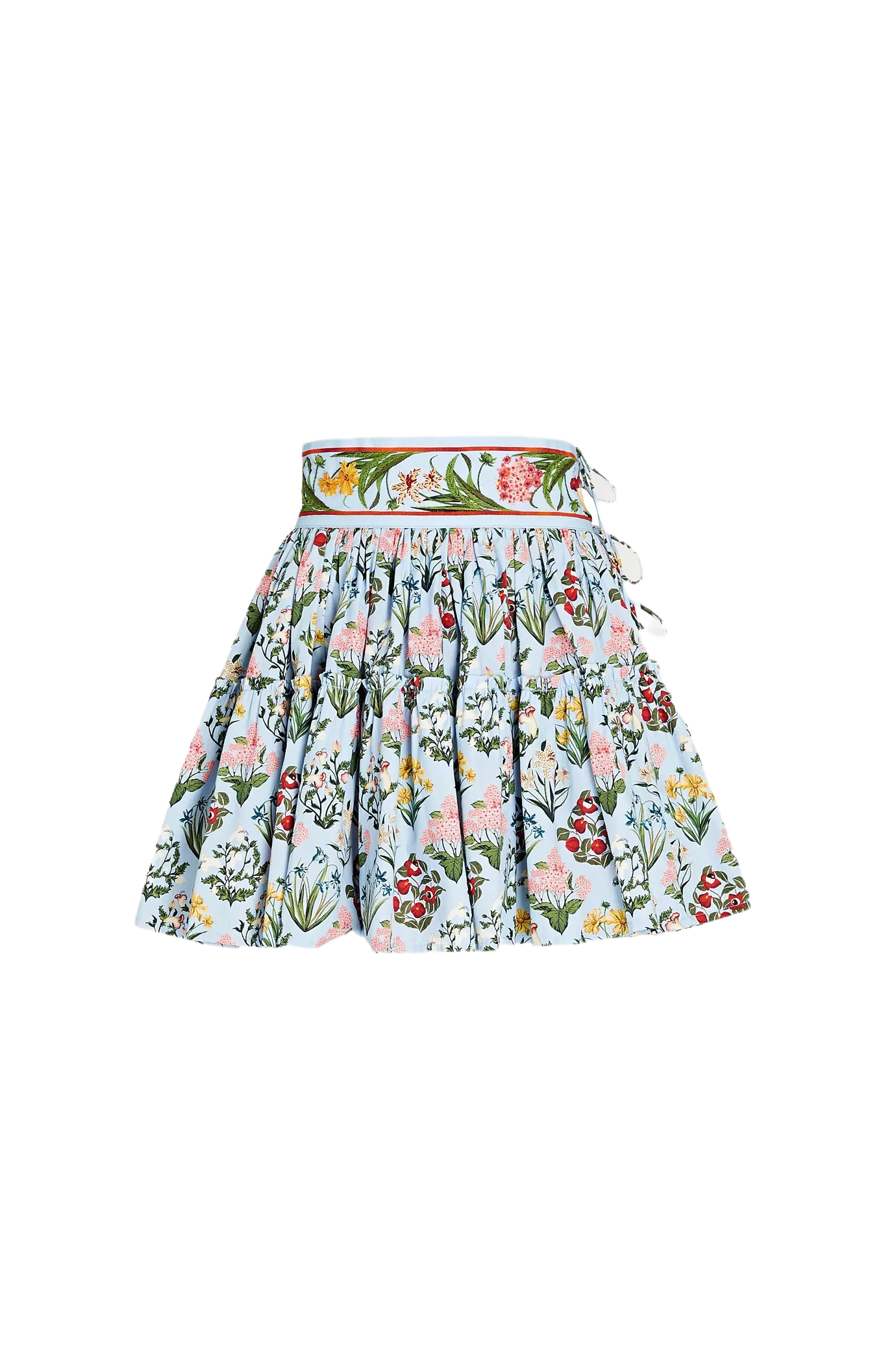 Grosella Embellished Floral Mini Skirt