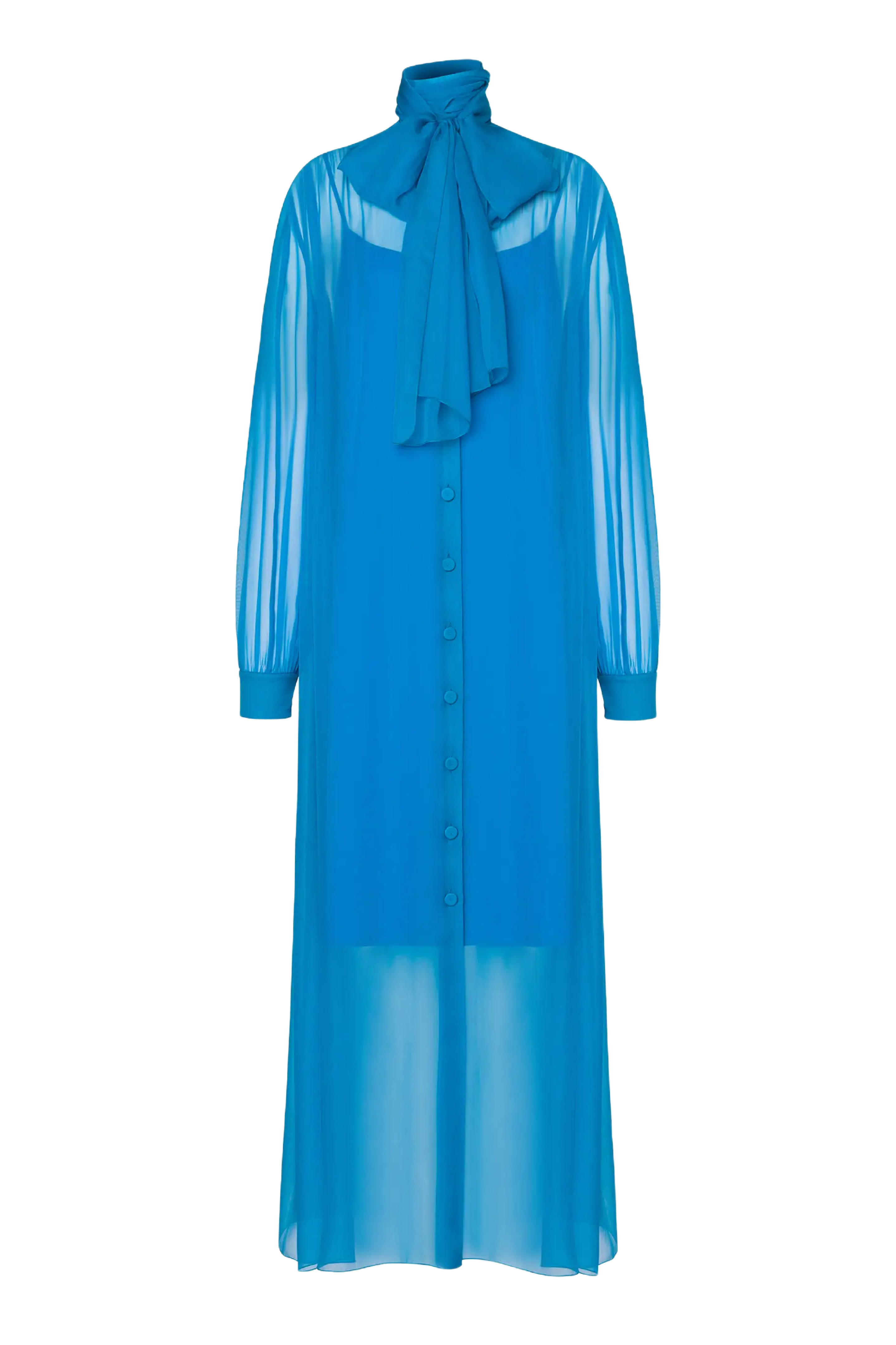 Chiffon Shirt Dress