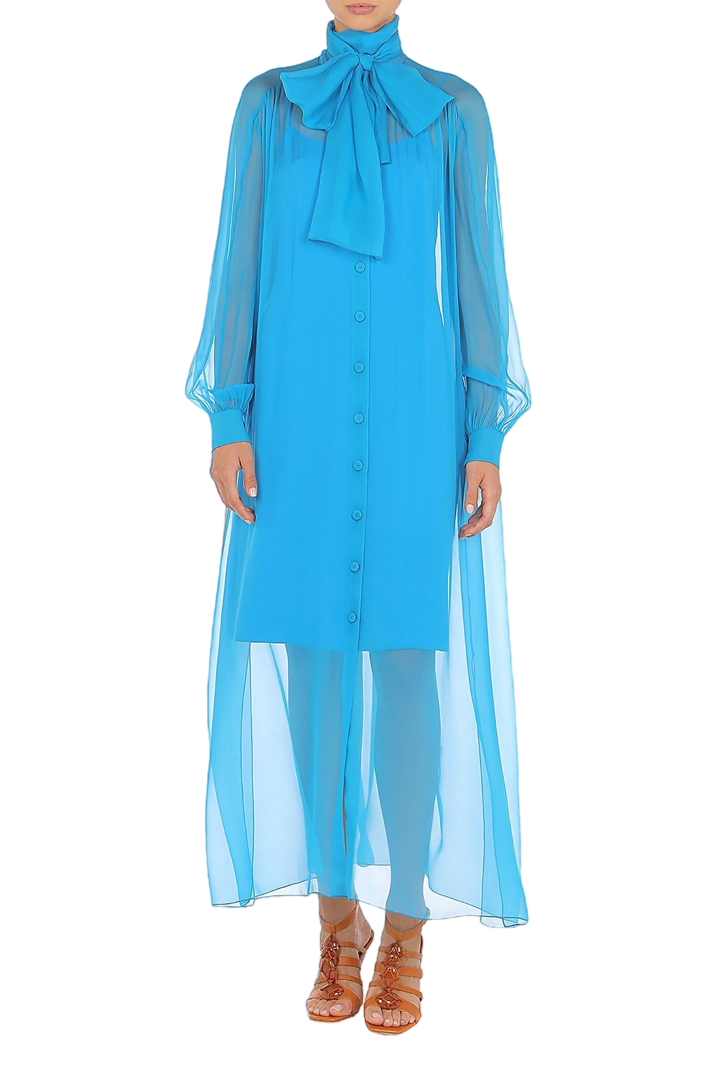 Chiffon Shirt Dress