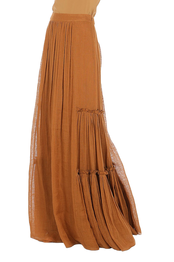 Linen Maxi Skirt