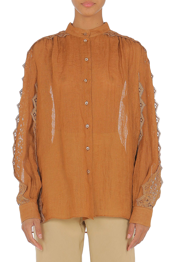 Linen & Lace Shirt