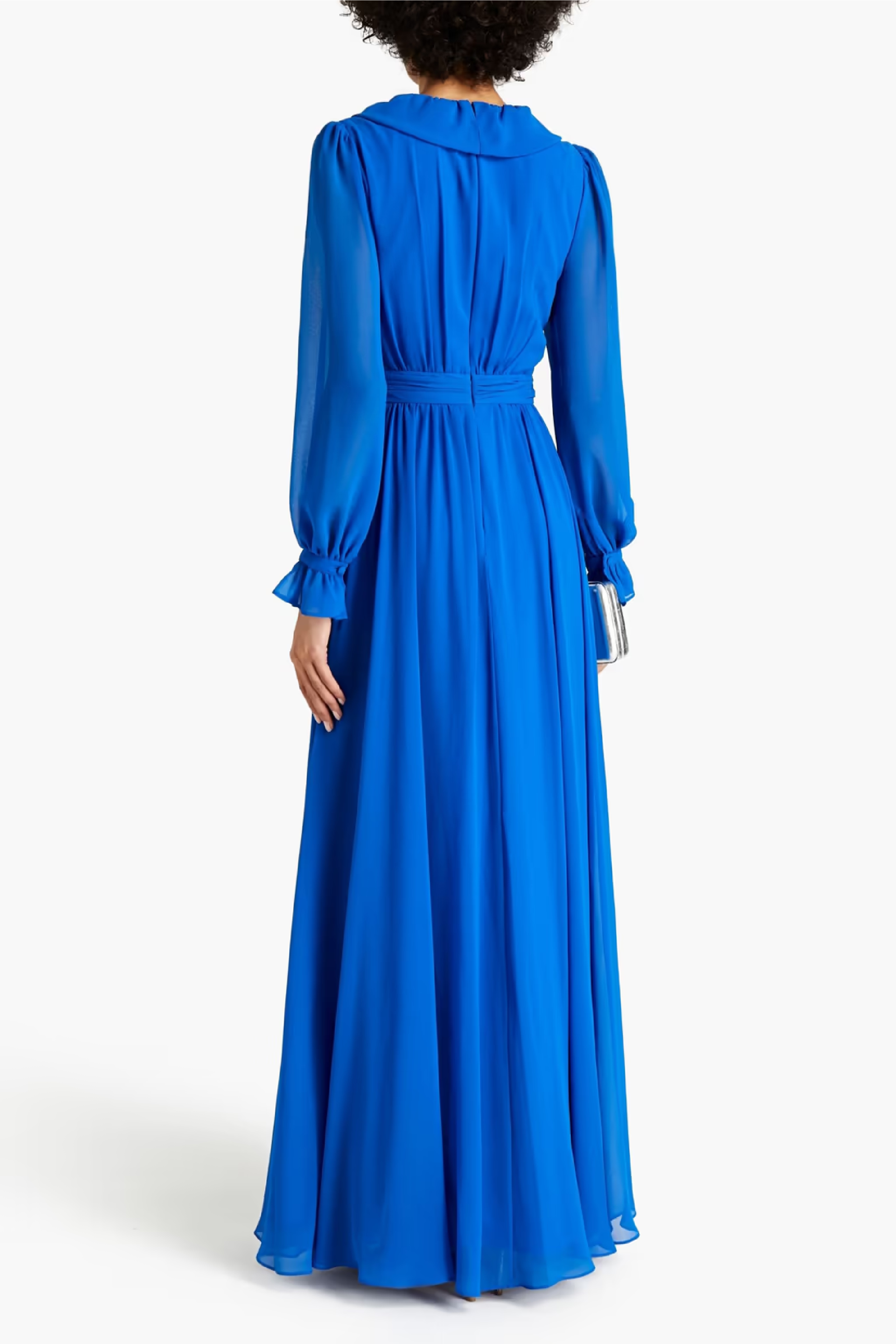 Chiffon Wrap Maxi Dress