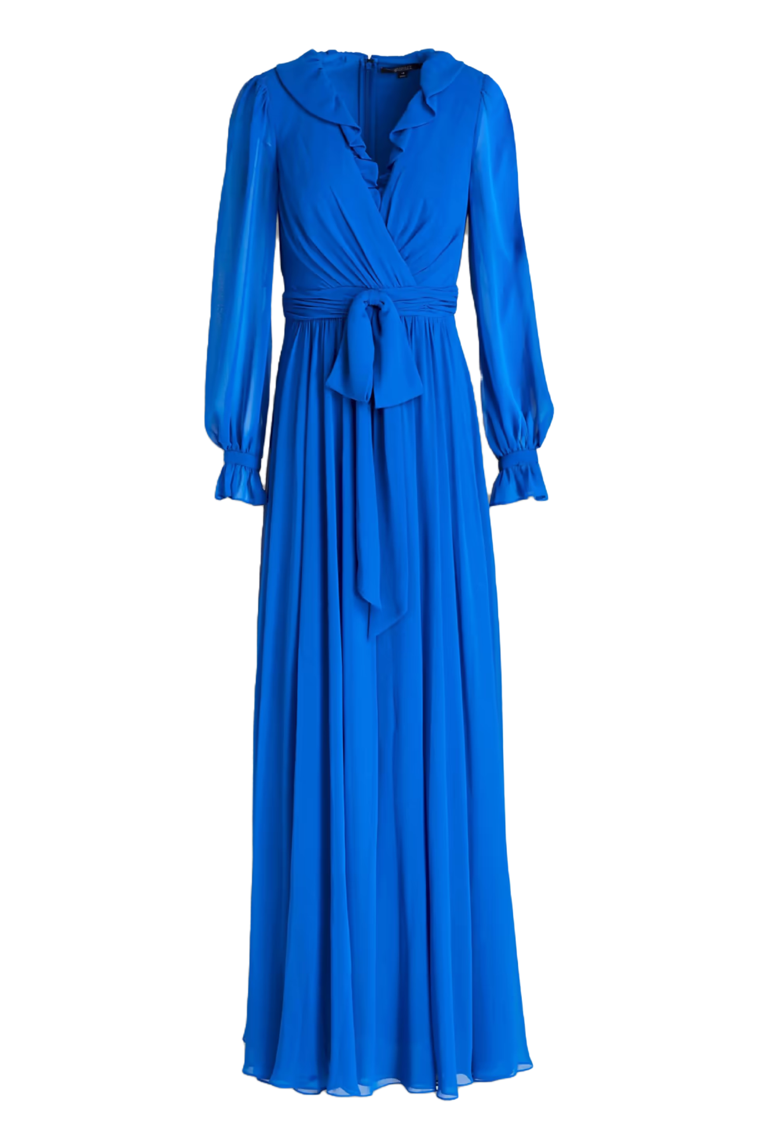 Chiffon Wrap Maxi Dress