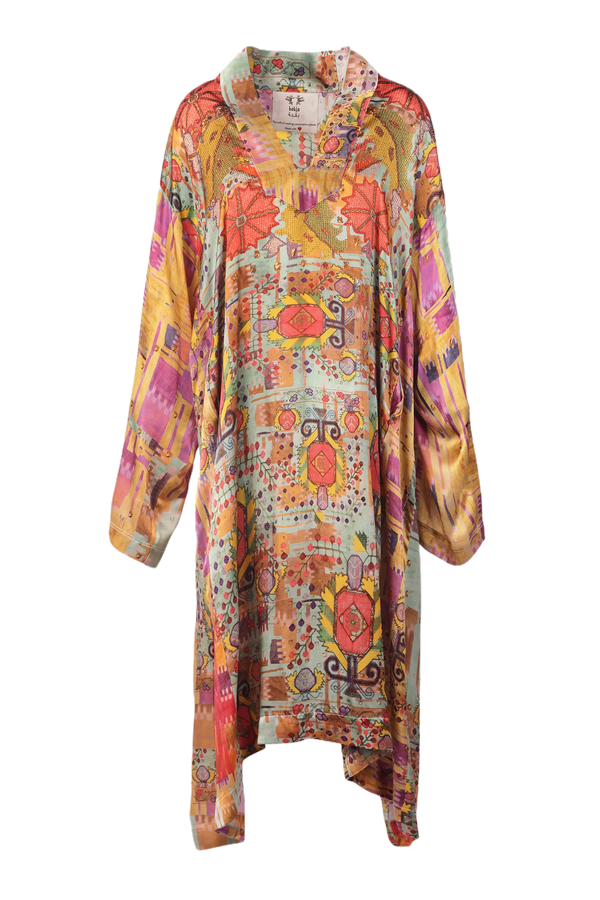 Izmir Silk Satin Farida Dress