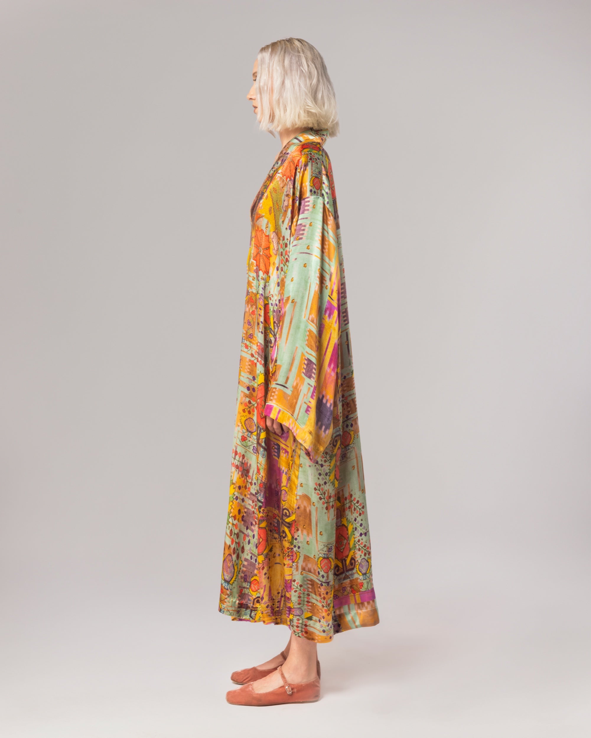 Izmir Silk Satin Farida Dress