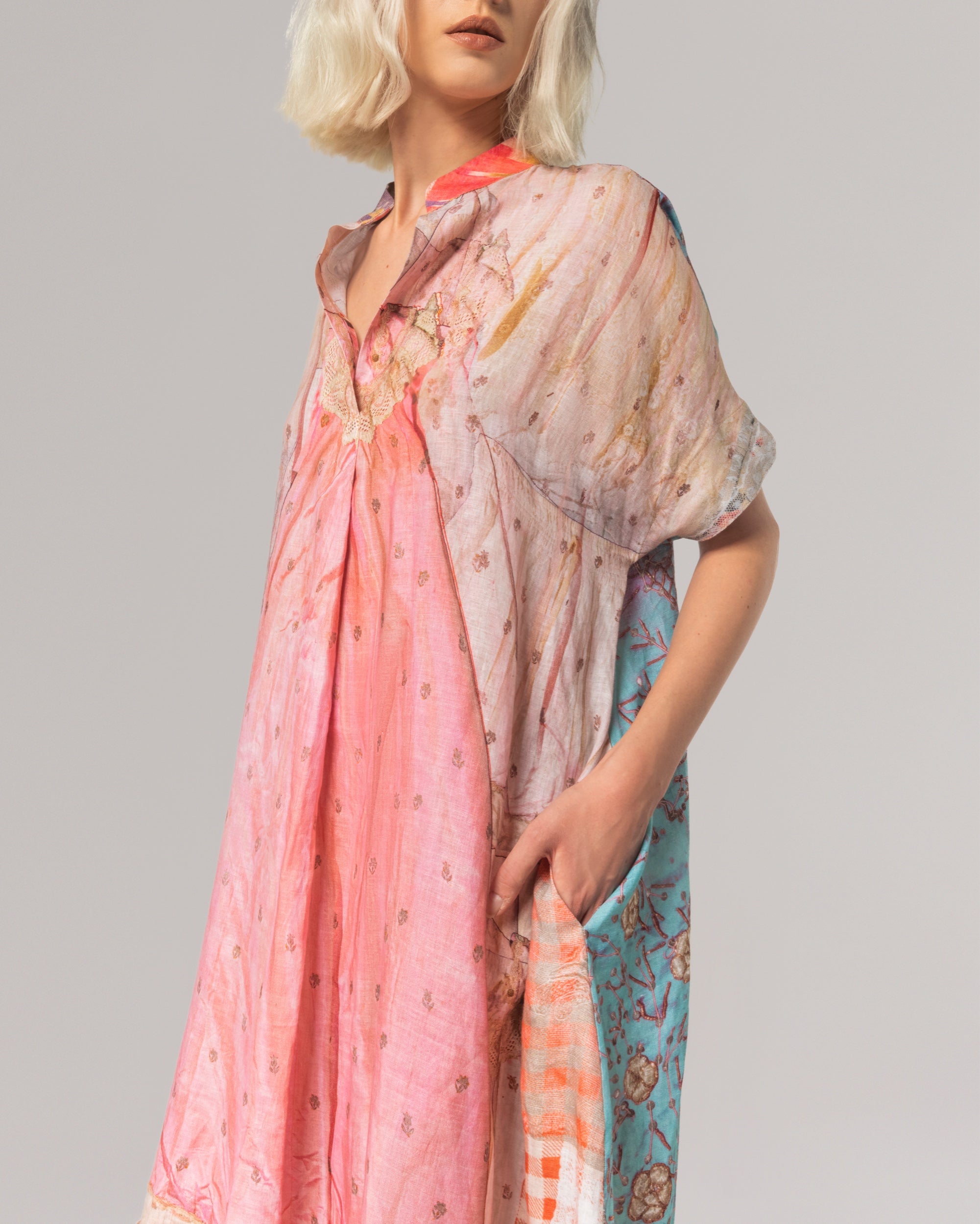 Tent Dress in Bonbon Print