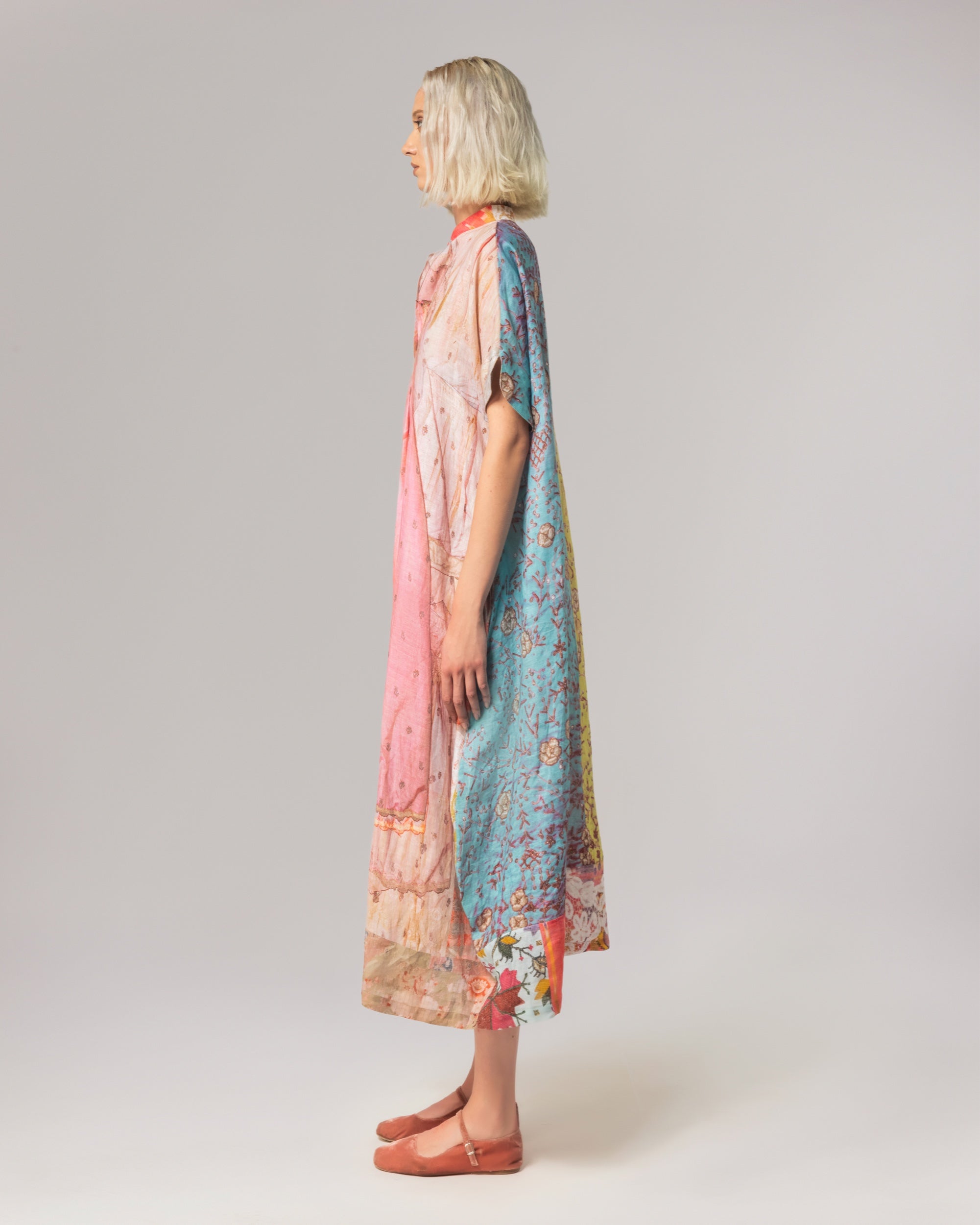 Tent Dress in Bonbon Print