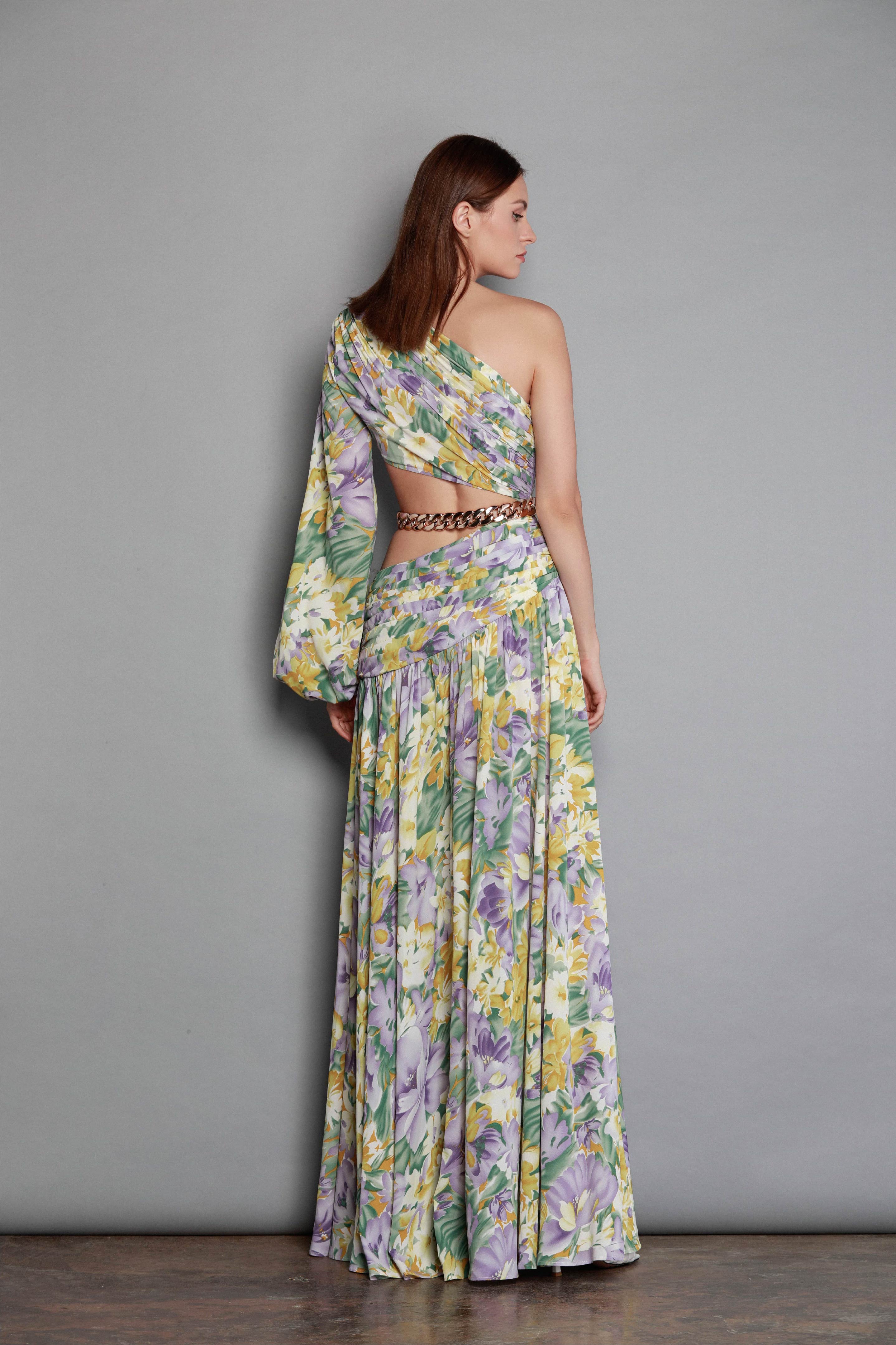 Sienna One Sleeve Gown