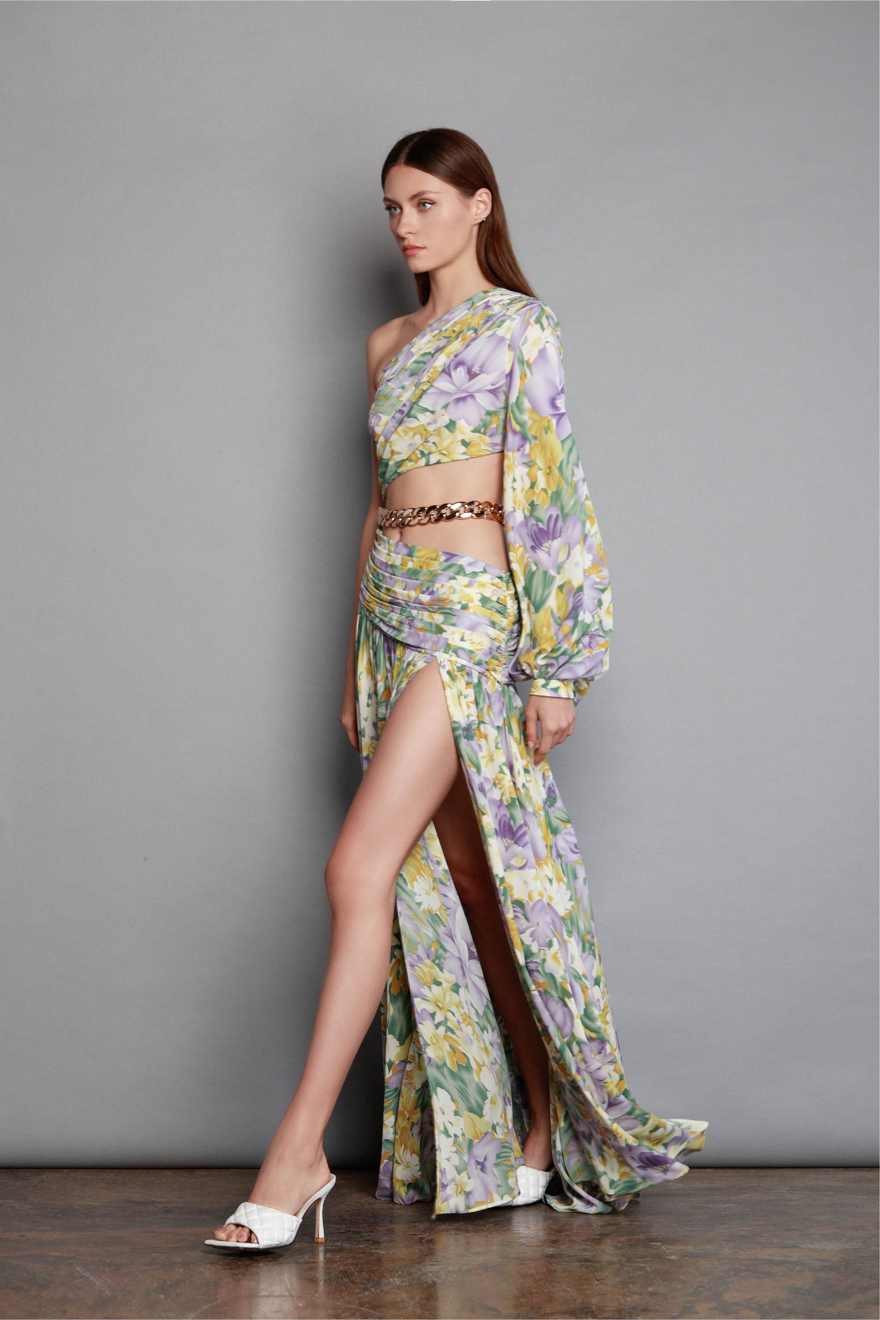 Sienna One Sleeve Gown