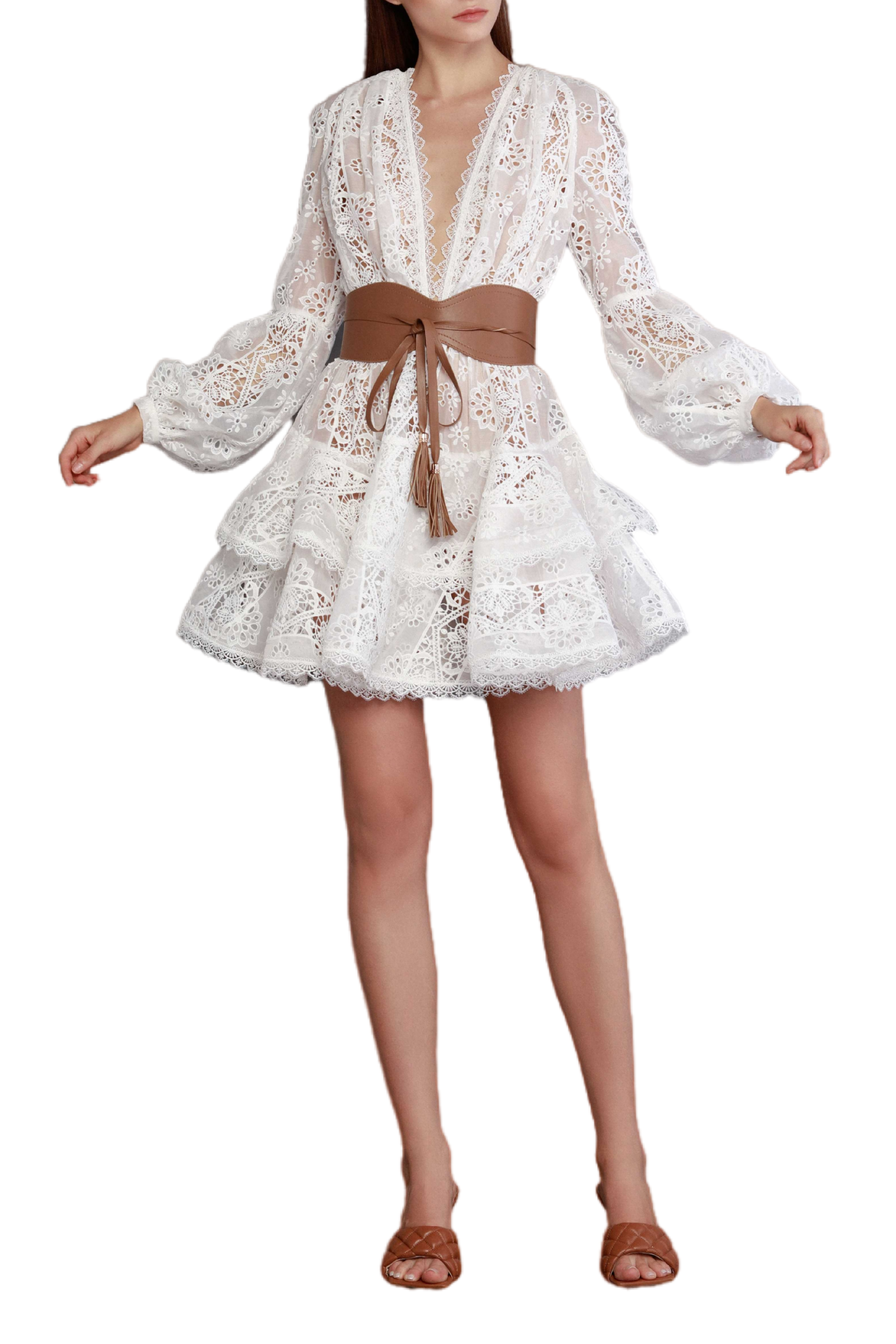 Adele Mini Ruffle Dress