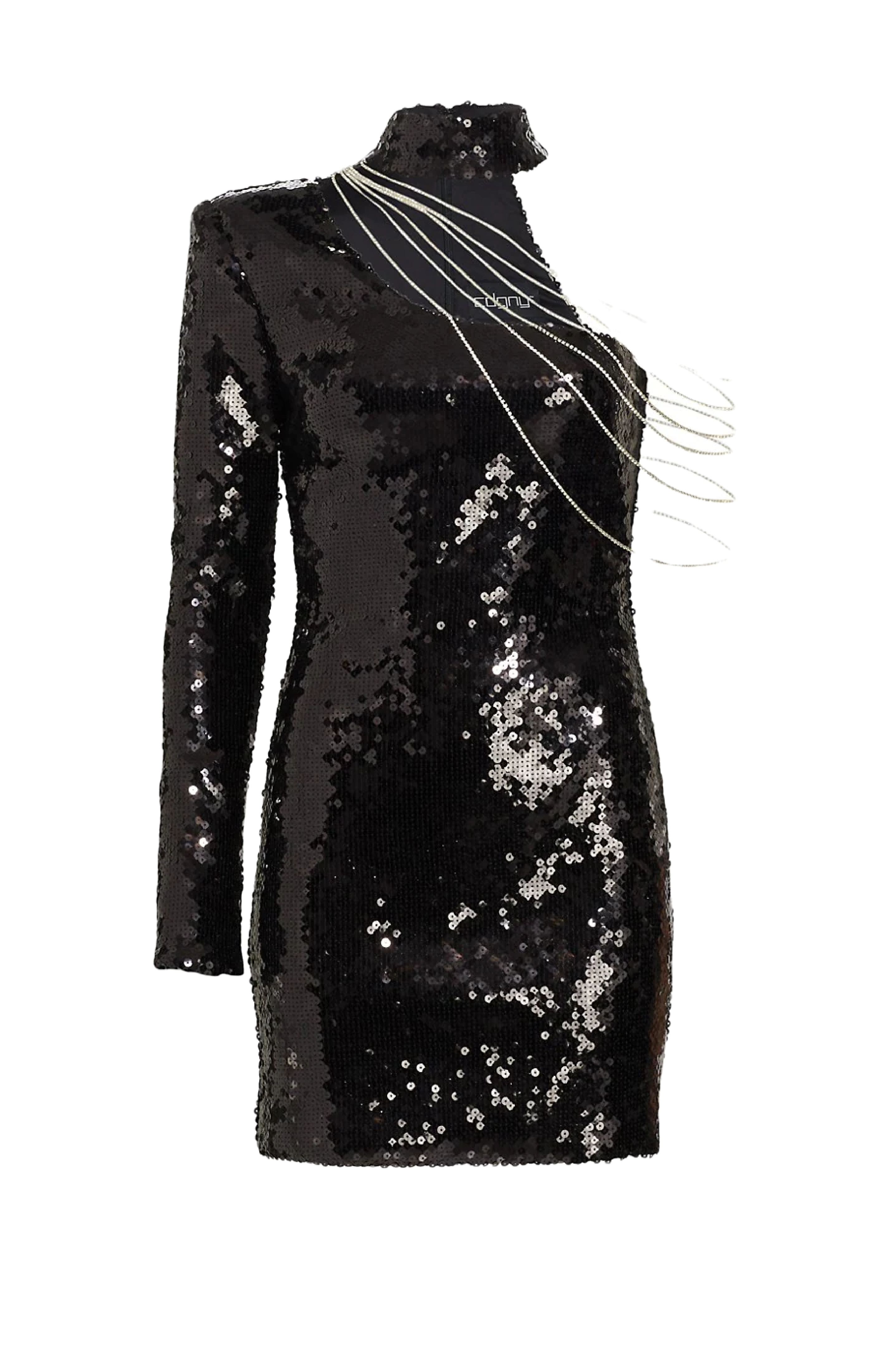 Niomi Asymmetric Sequin Dress