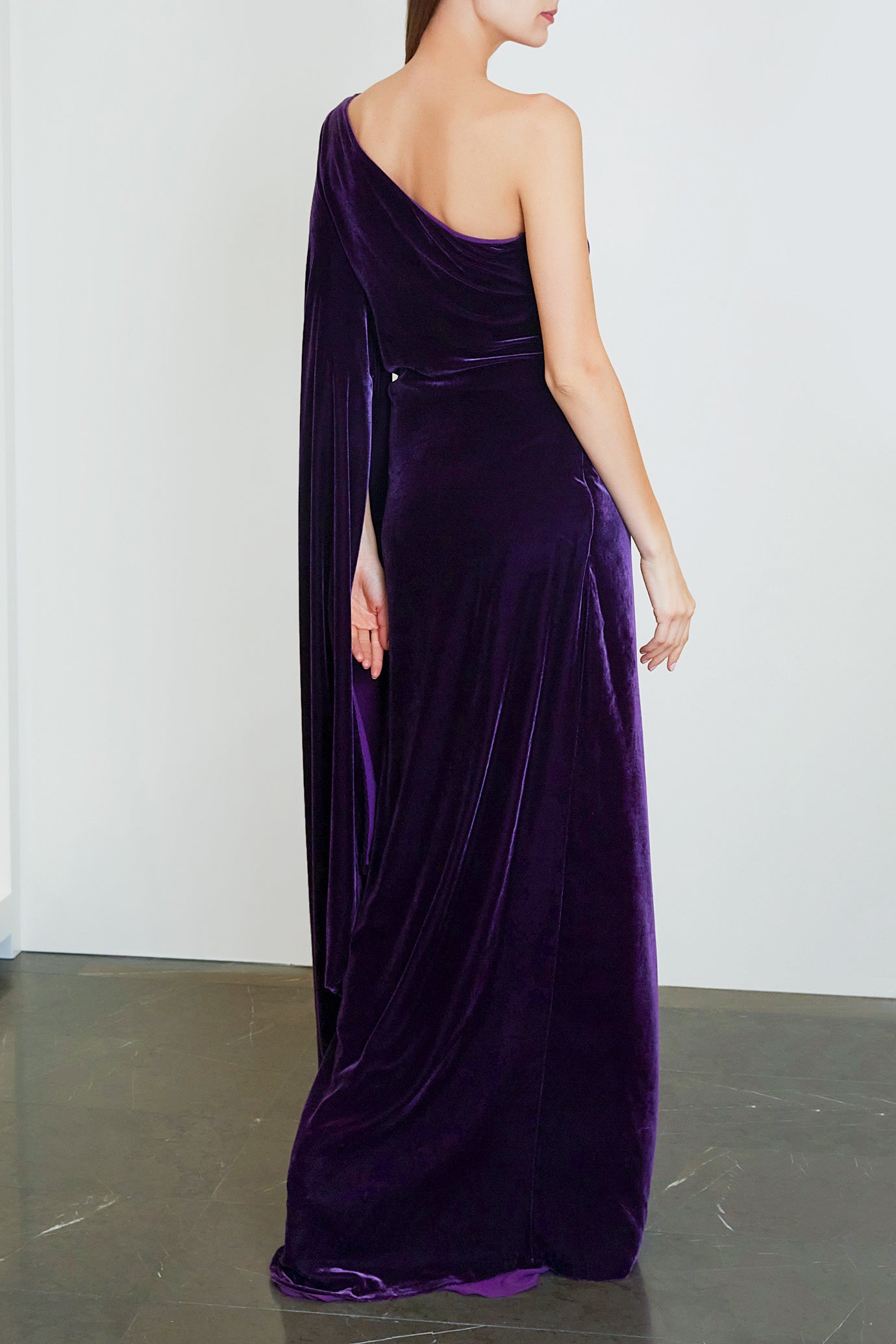 Edwina Silk Velvet Gown