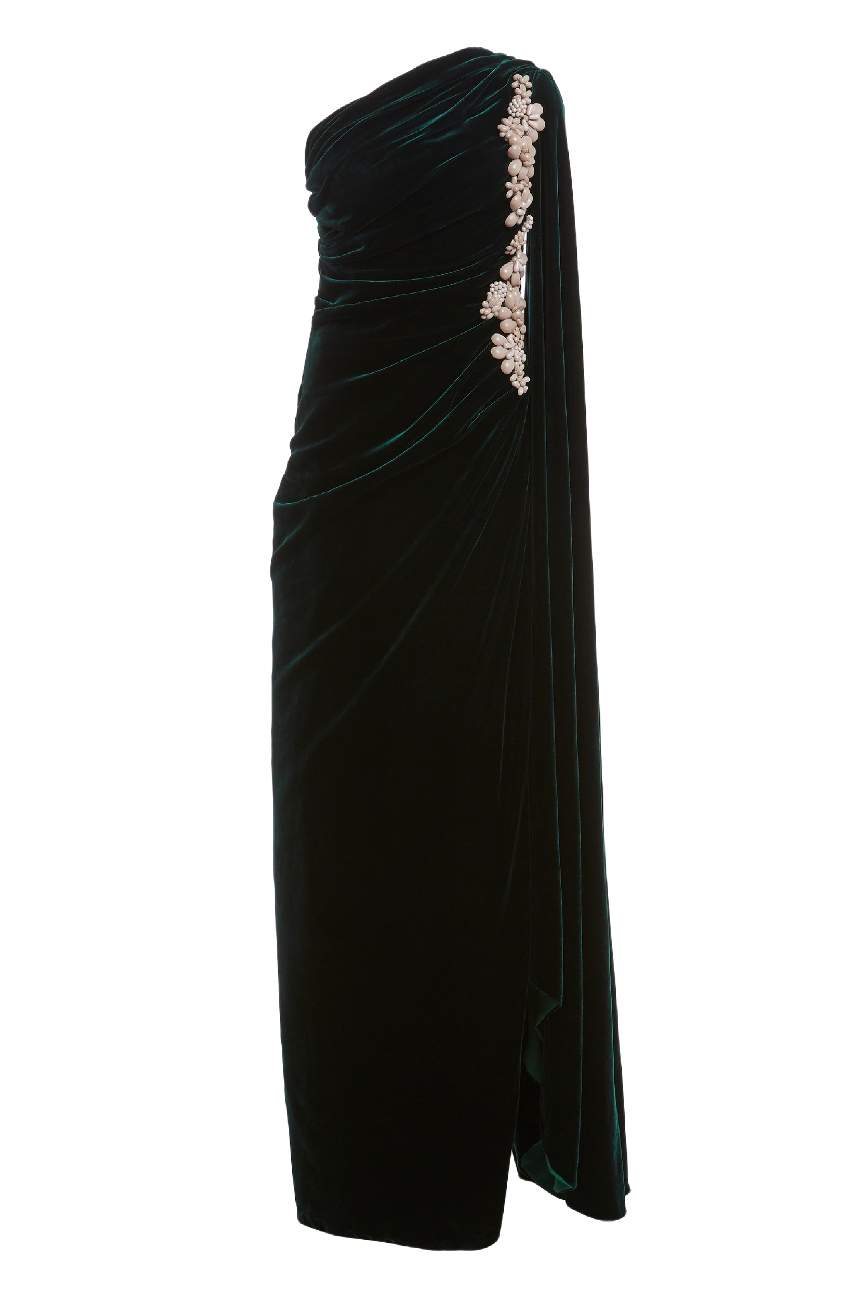 Edwina Silk Velvet Gown