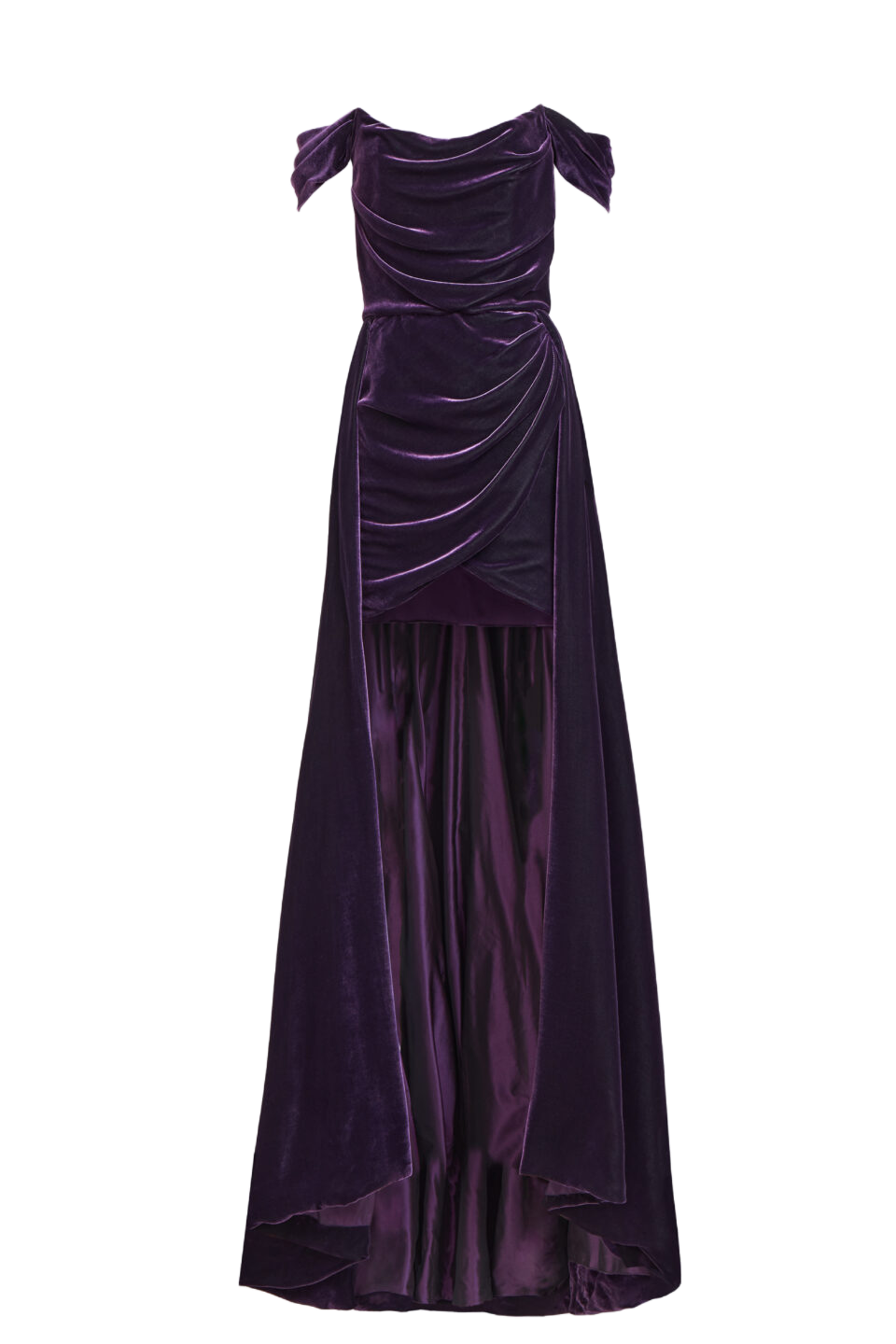 Everlee Silk Velvet Gown