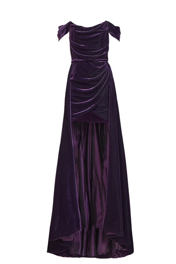 Everlee Silk Velvet Gown